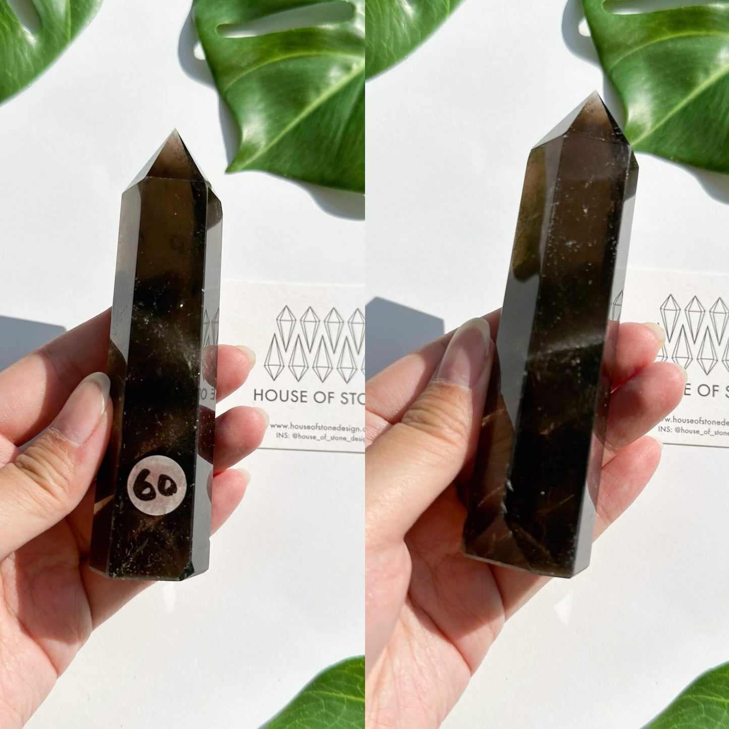 Natural Large Smoky Quartz Tower/High Quality Smoky Quartz Point Tower/Smoky Quartz Obelisk