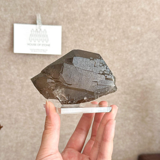 Alpine Mineral Swiss Gwindel Smoky Quartz Specimen/Switzerland Gwindel Apls6