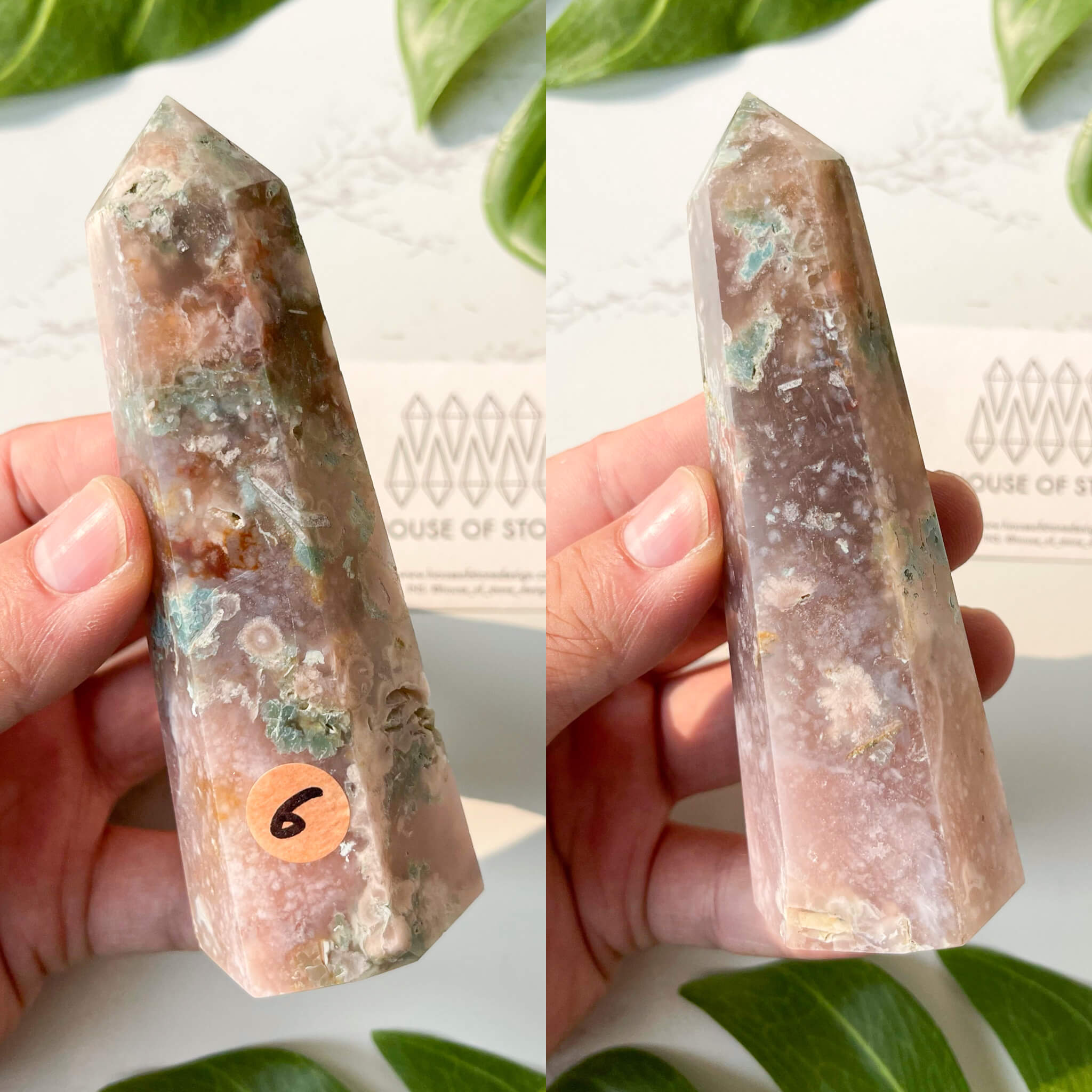 AAA selling Druzy Agate Tower