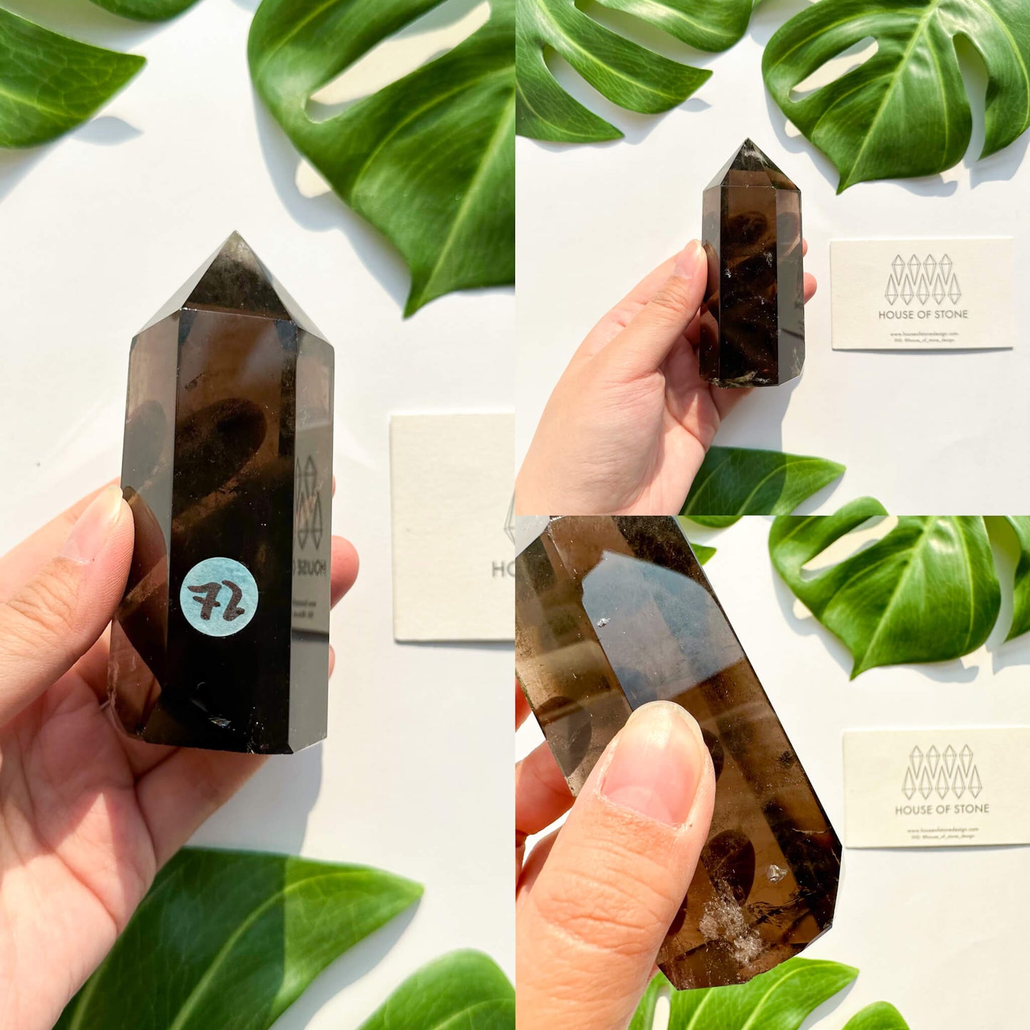 Natural Large Smoky Quartz Tower/High Quality Smoky Quartz Point Tower/Smoky Quartz Obelisk