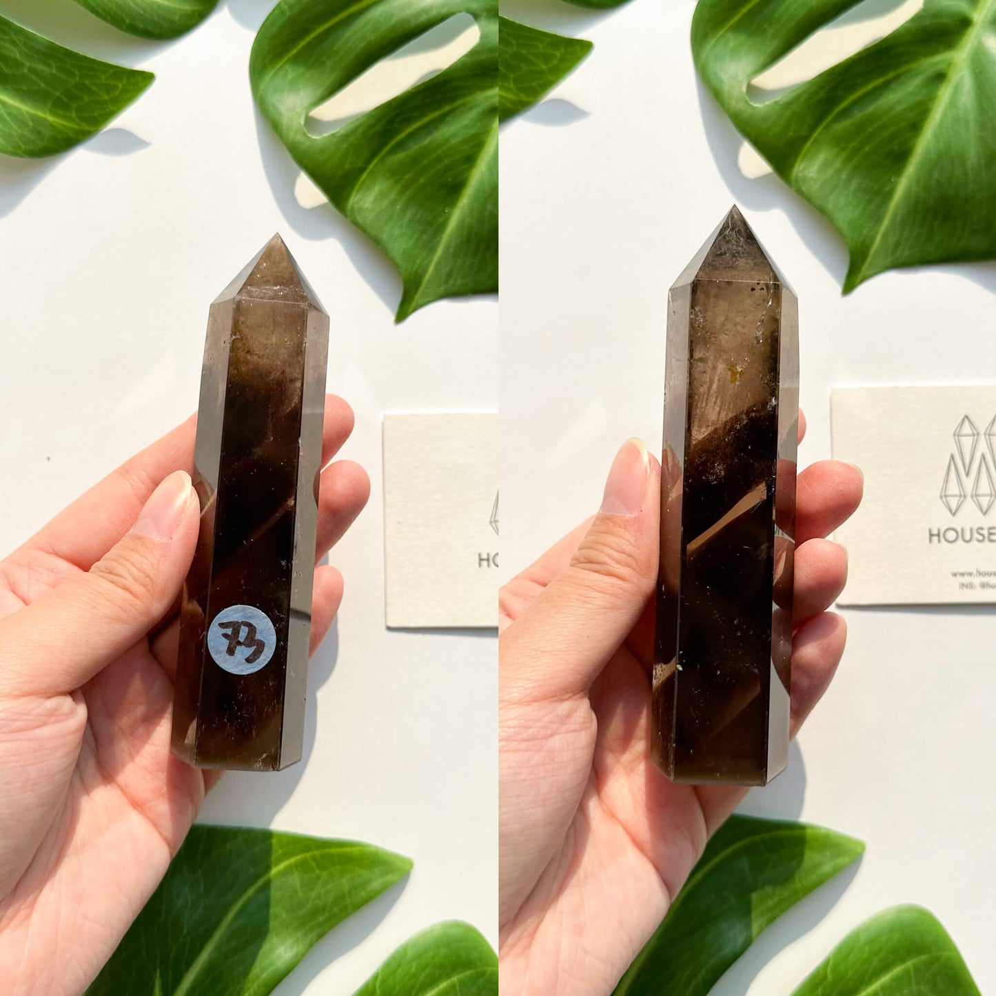 Natural Large Smoky Quartz Tower/High Quality Smoky Quartz Point Tower/Smoky Quartz Obelisk