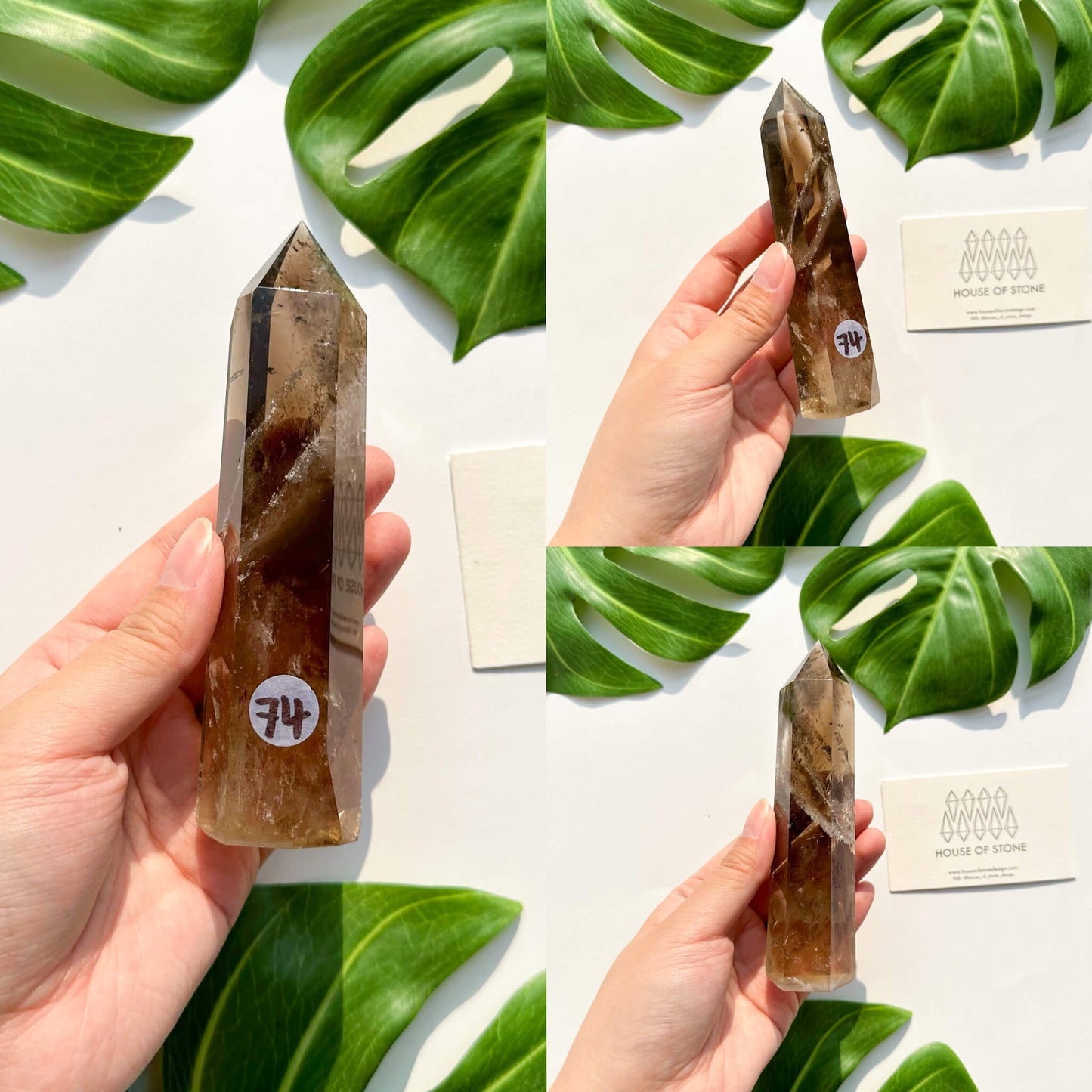 Natural Large Smoky Quartz Tower/High Quality Smoky Quartz Point Tower/Smoky Quartz Obelisk