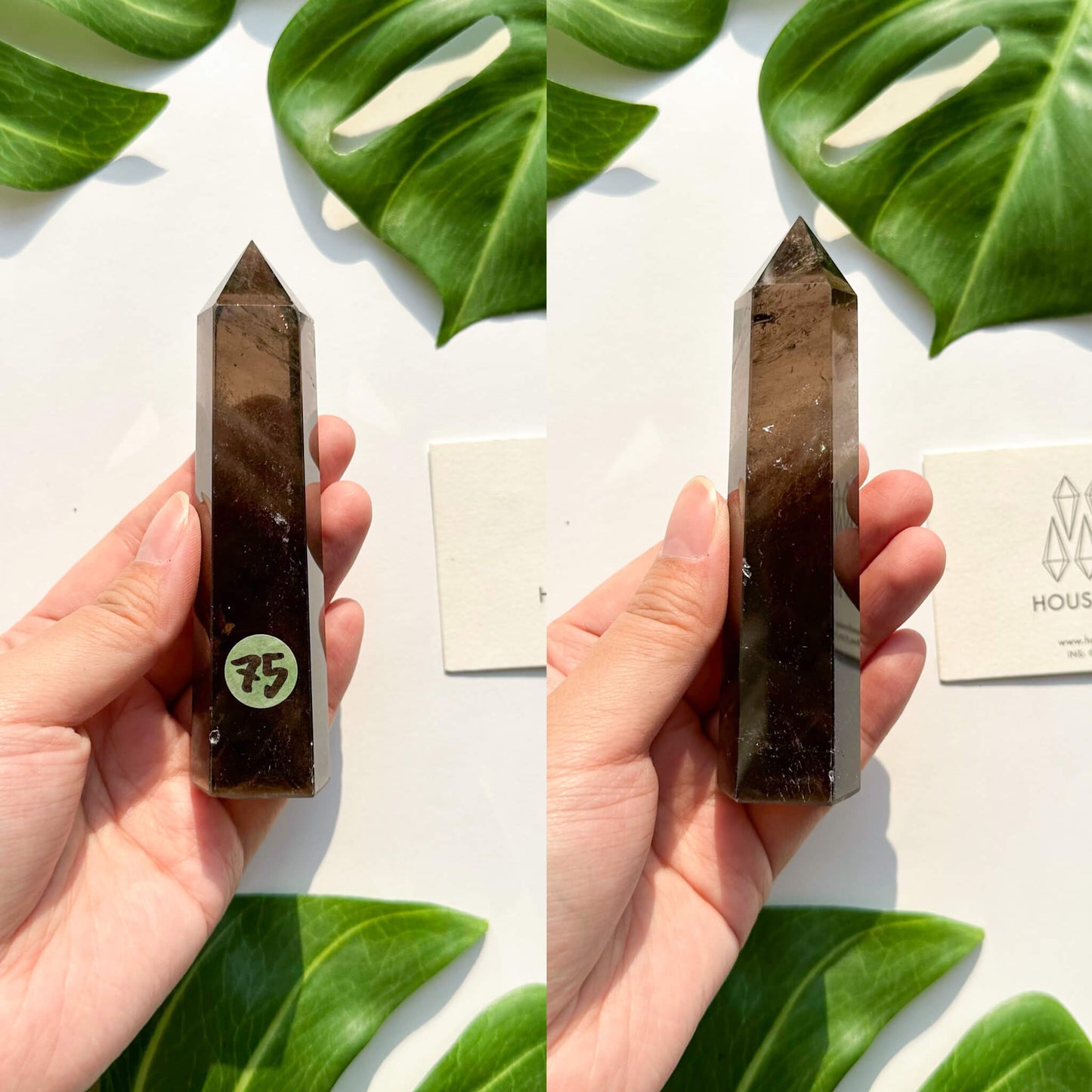 Natural Large Smoky Quartz Tower/High Quality Smoky Quartz Point Tower/Smoky Quartz Obelisk