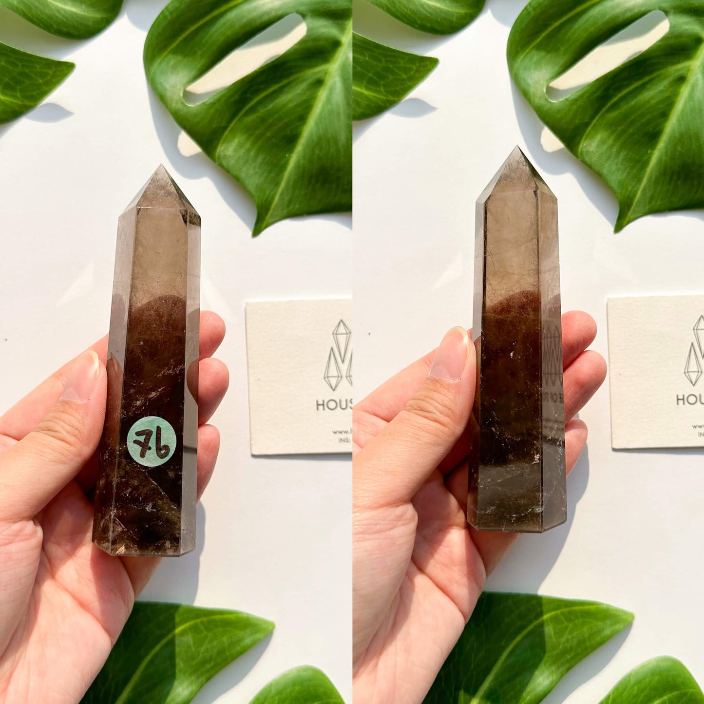 Natural Large Smoky Quartz Tower/High Quality Smoky Quartz Point Tower/Smoky Quartz Obelisk