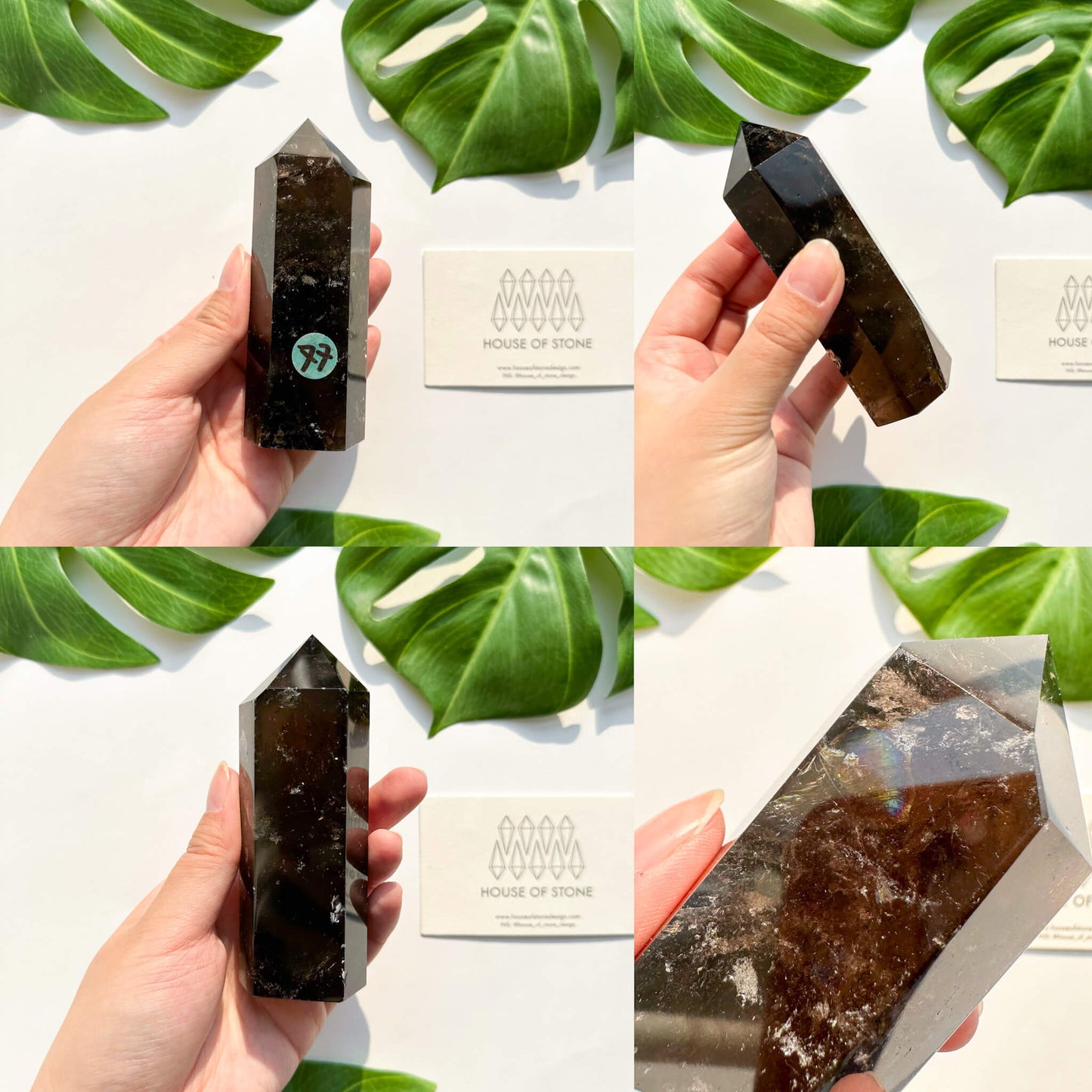 Natural Large Smoky Quartz Tower/High Quality Smoky Quartz Point Tower/Smoky Quartz Obelisk