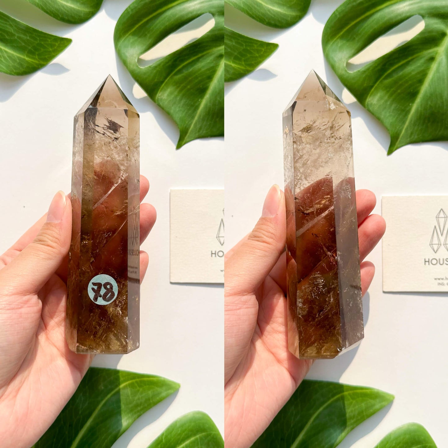 Natural Large Smoky Quartz Tower/High Quality Smoky Quartz Point Tower/Smoky Quartz Obelisk