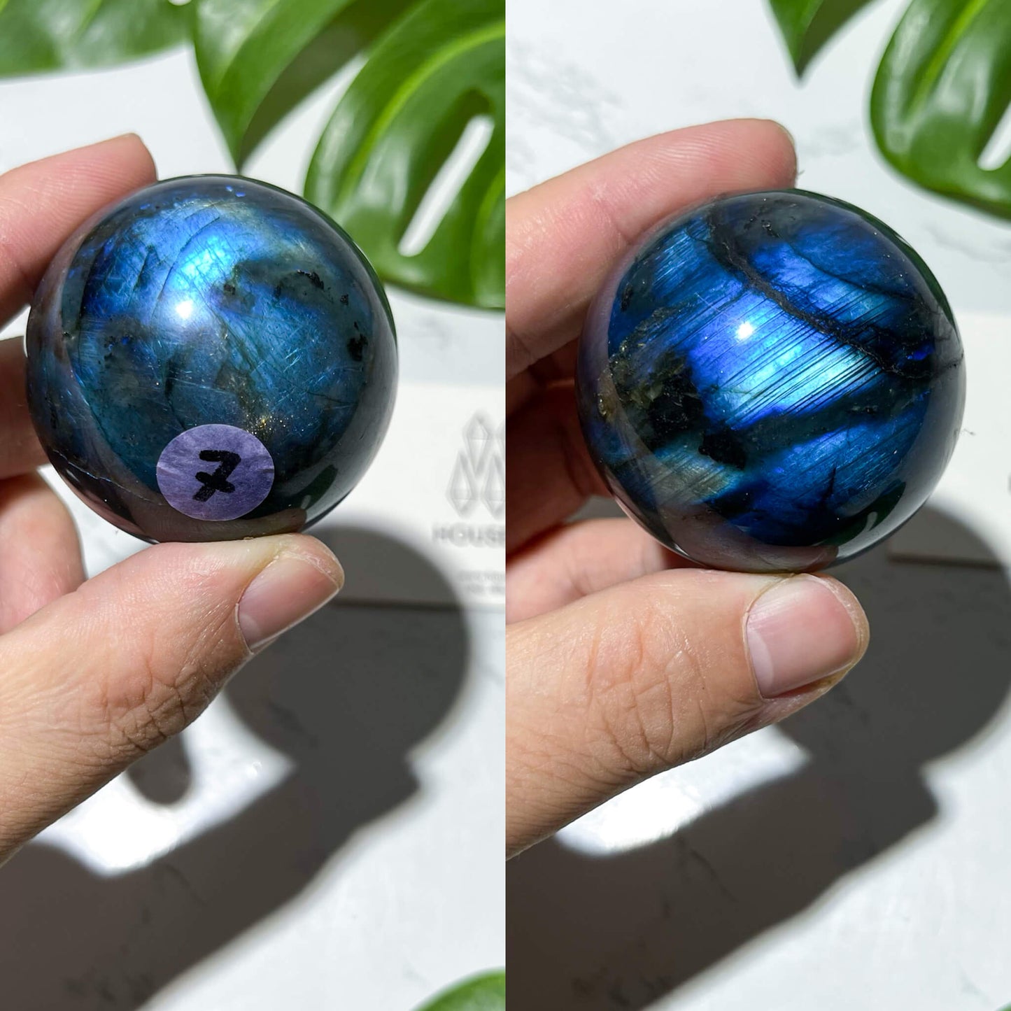 Natural Labradorite Sphere/Rare Rainbow Labradorite Sphere/Blue Flash Labradorite Sphere/Chakra Healing/Meditation Tools/AAA