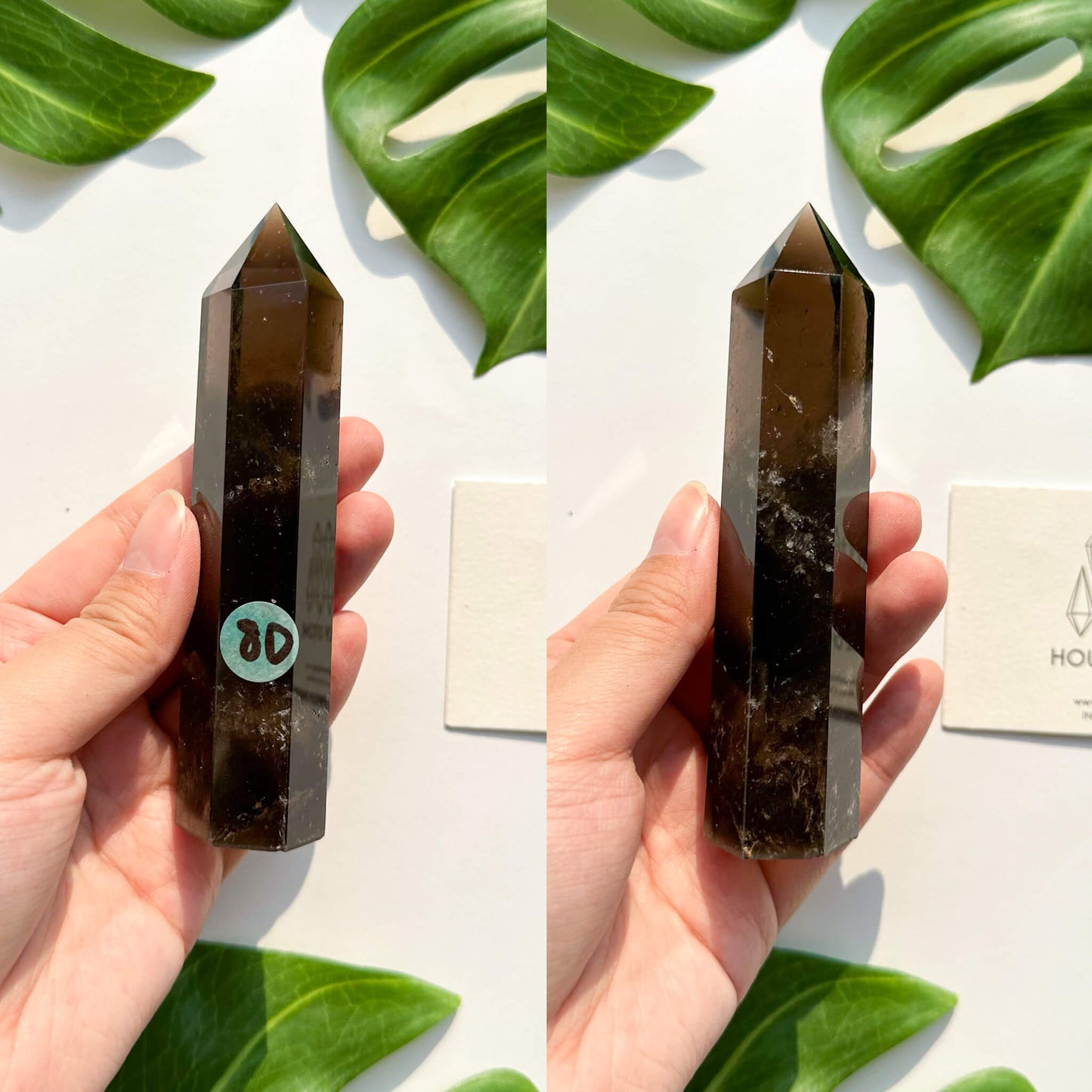 Natural Large Smoky Quartz Tower/High Quality Smoky Quartz Point Tower/Smoky Quartz Obelisk