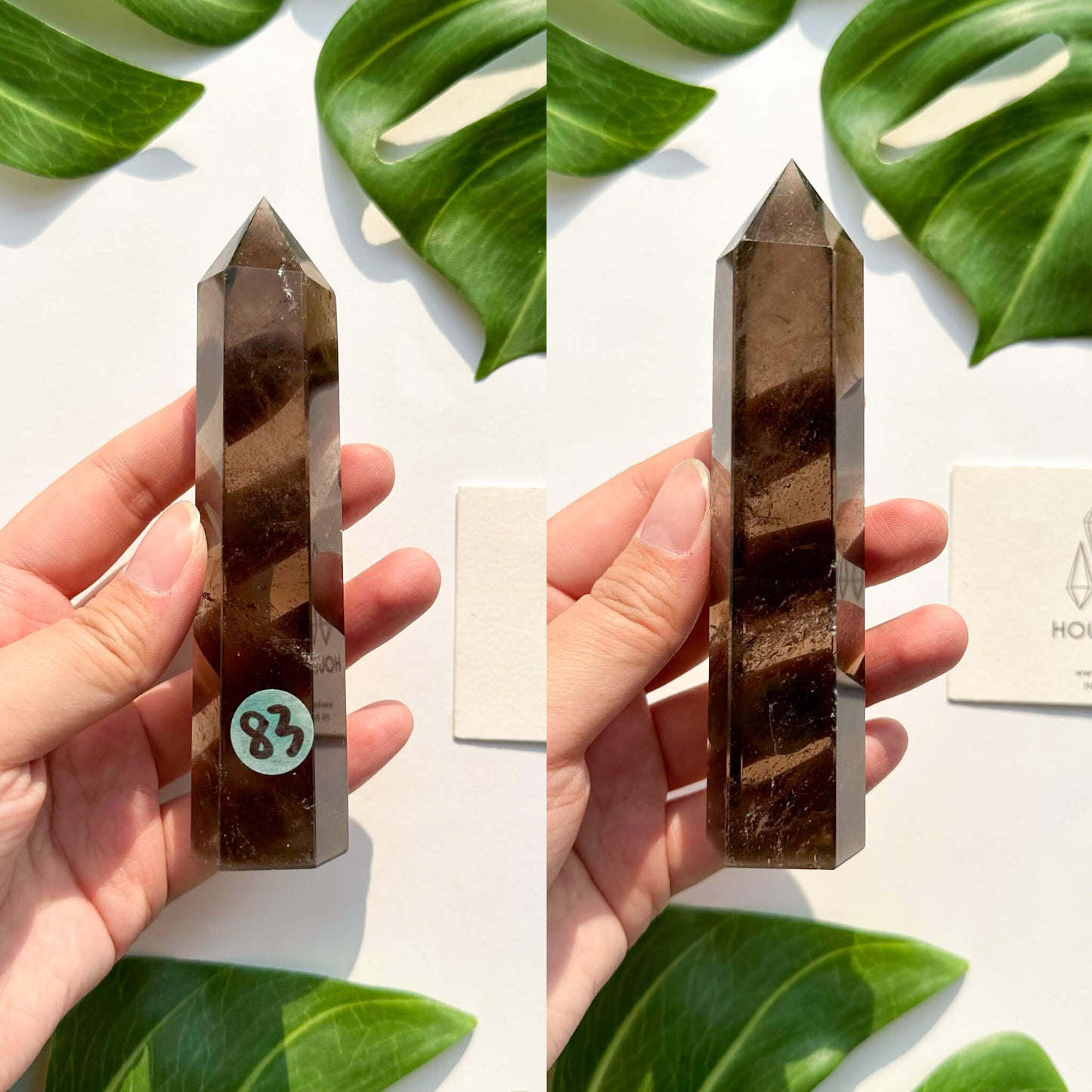 Natural Large Smoky Quartz Tower/High Quality Smoky Quartz Point Tower/Smoky Quartz Obelisk