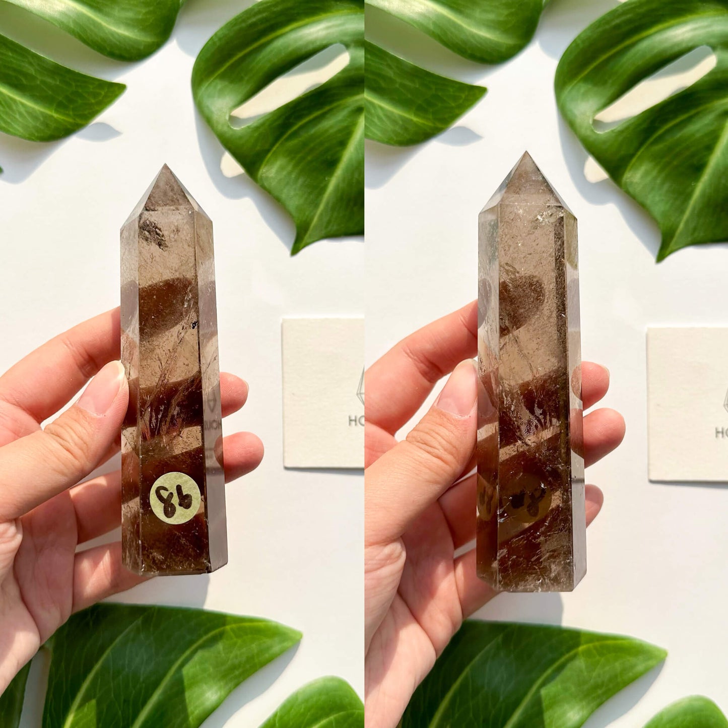 Natural Large Smoky Quartz Tower/High Quality Smoky Quartz Point Tower/Smoky Quartz Obelisk