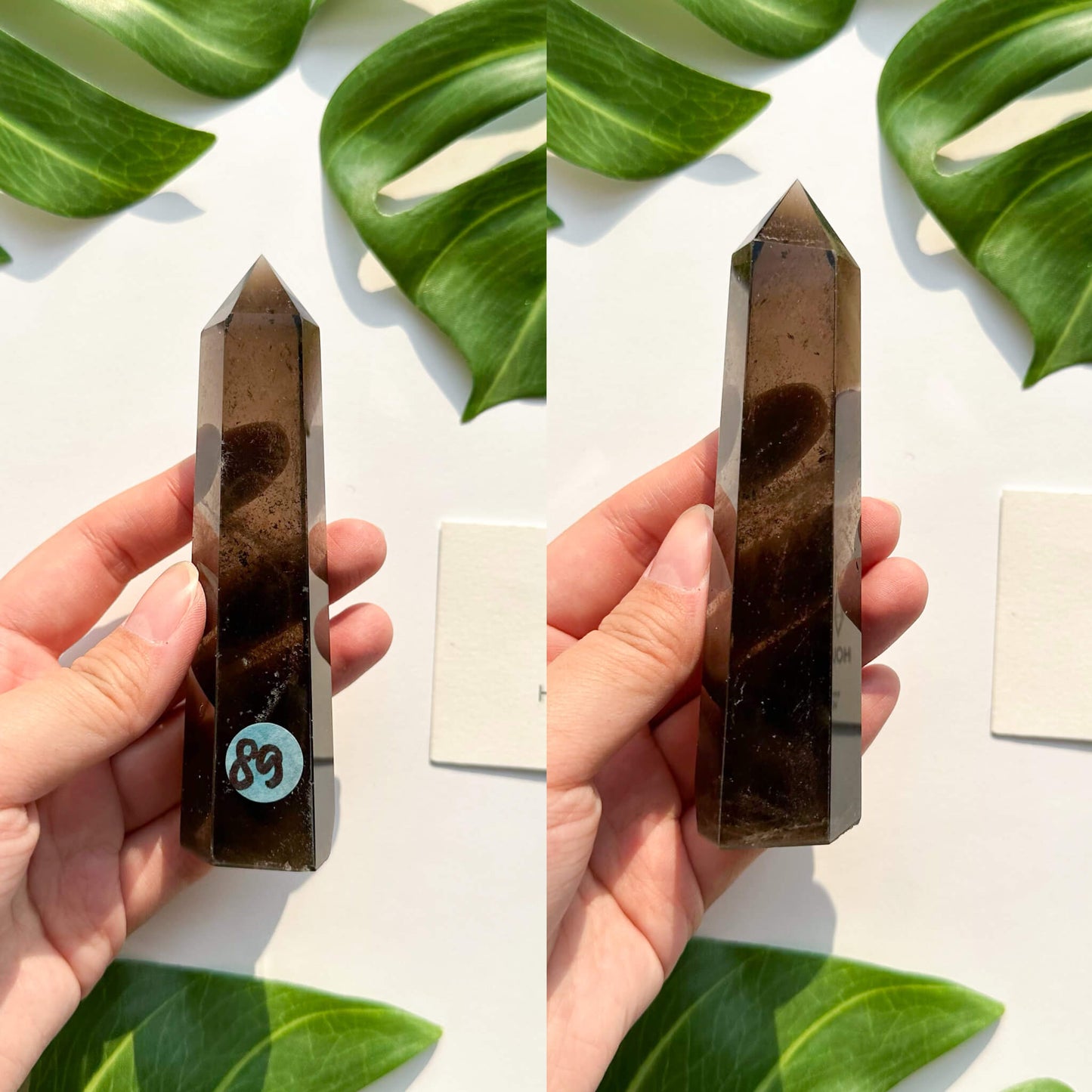 Natural Large Smoky Quartz Tower/High Quality Smoky Quartz Point Tower/Smoky Quartz Obelisk