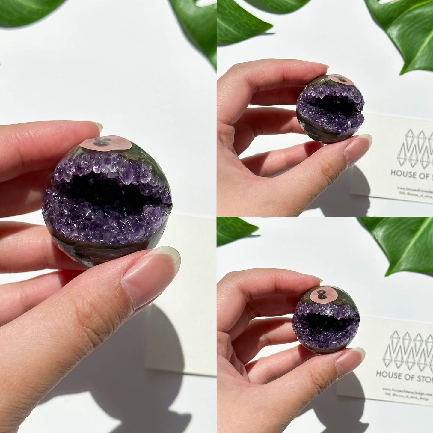 Natural Amethyst Geode Sphere/Druzy Amethyst Crystal Sphere/Amethyst Crystal Cluster Sphere/ChakraHealing/Meditation Tools/AAA
