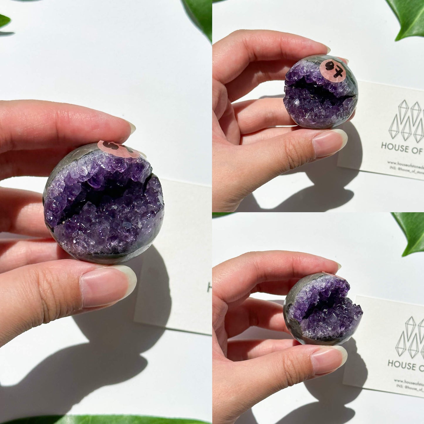 Natural Amethyst Geode Sphere/Druzy Amethyst Crystal Sphere/Amethyst Crystal Cluster Sphere/ChakraHealing/Meditation Tools/AAA