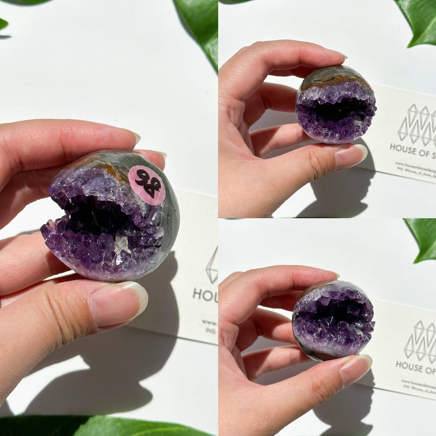 Natural Amethyst Geode Sphere/Druzy Amethyst Crystal Sphere/Amethyst Crystal Cluster Sphere/ChakraHealing/Meditation Tools/AAA