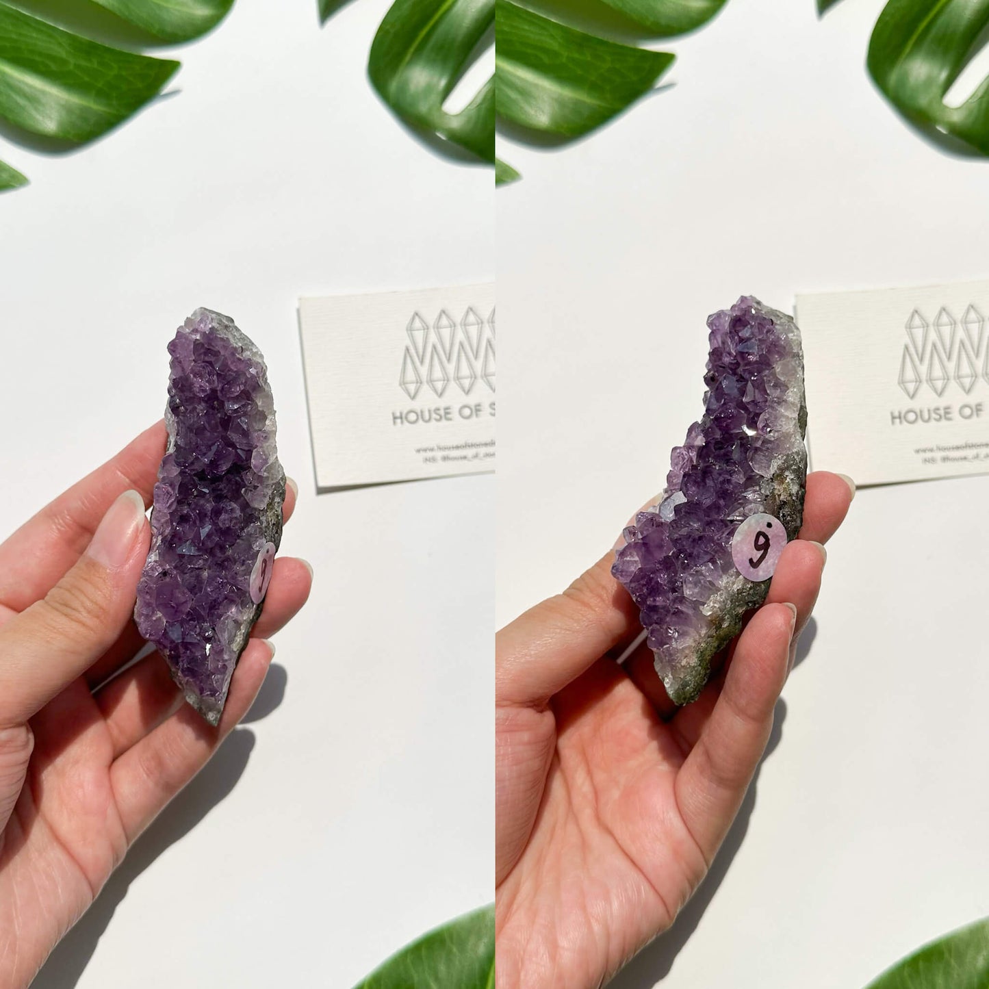 Natural Amethyst Geode Piece/Small Amethyst Crystal Cluster/Raw Uruguay Amethyst /Crown Chakra/AAA