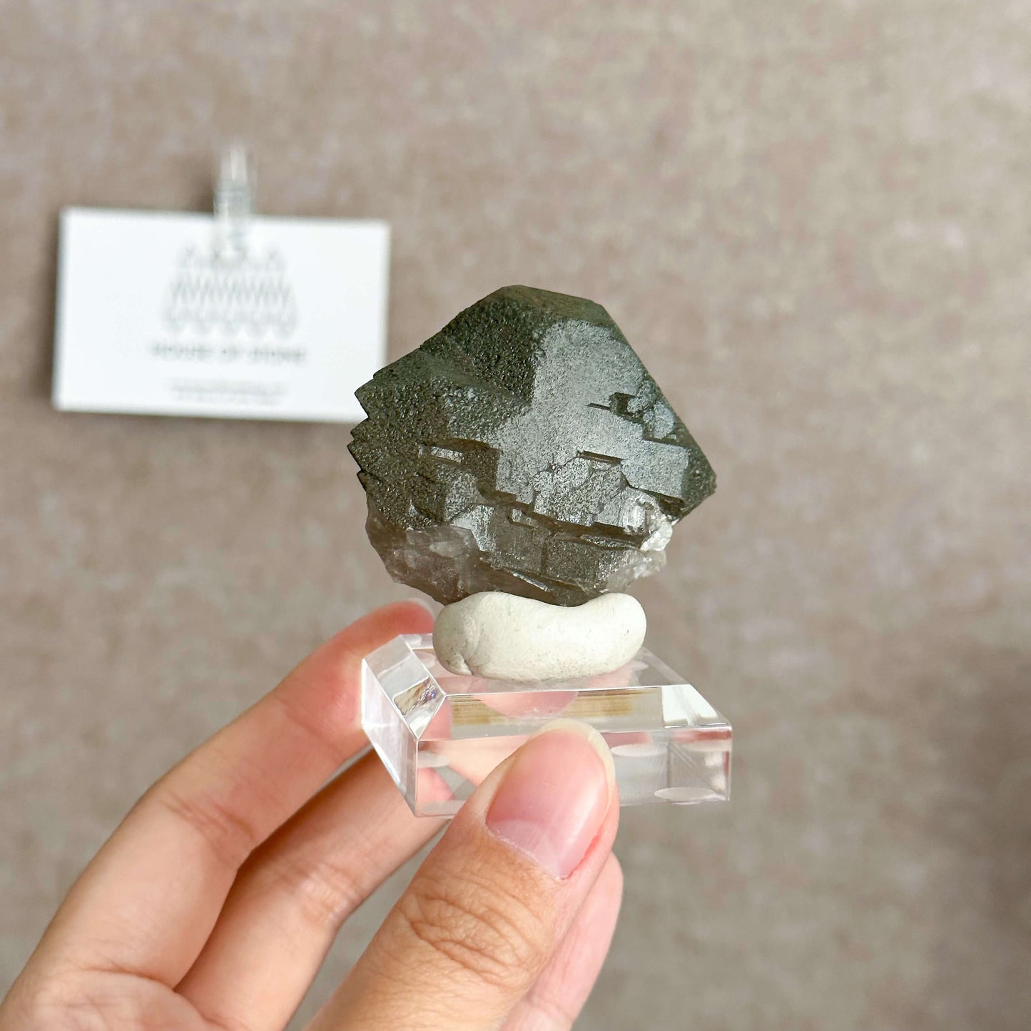 Alpine Mineral Gwindel Smoky Quartz Gwindel Specimen/Mont Blanc France Gwindel Apls3