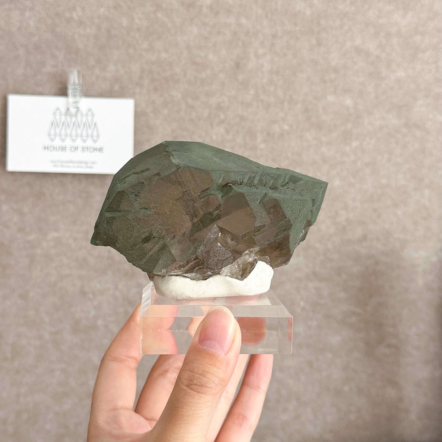 Alpine Mineral Gwindel Smoky Quartz Gwindel Specimen/Mont Blanc France Gwindel Apls5