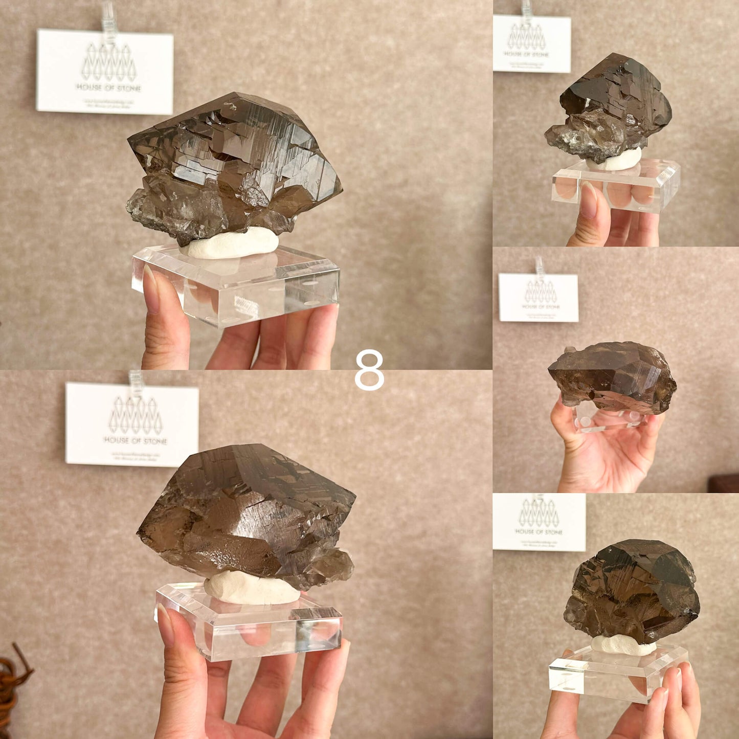 Alpine Mineral Swiss Gwindel Smoky Quartz Specimen/Switzerland Gwindel Apls8