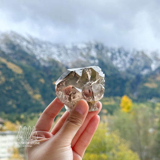 Alpine Mineral Swiss Gwindel Smoky Quartz Specimen/Switzerland Gwindel Apls2