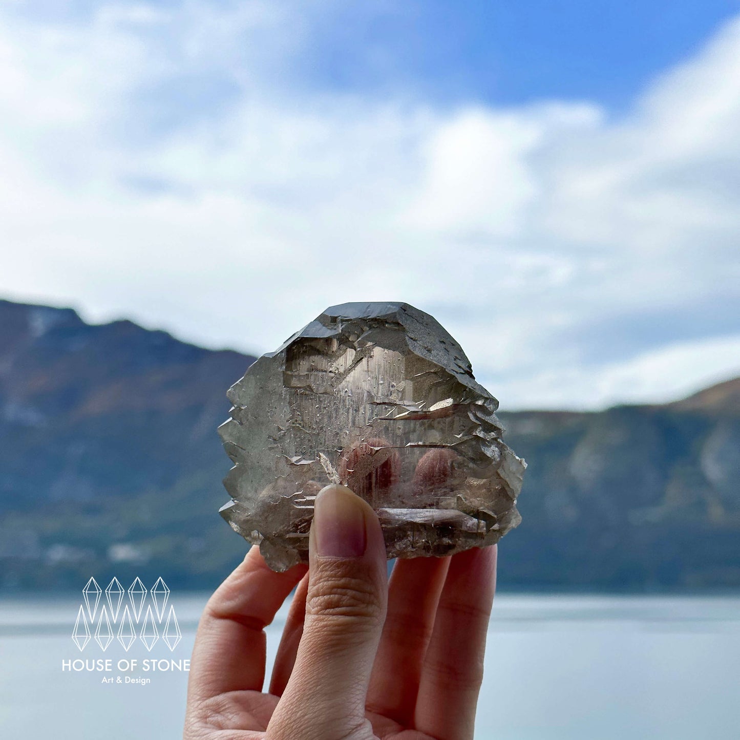 Alpine Mineral Swiss Gwindel Smoky Quartz Specimen/Switzerland Gwindel Apls3