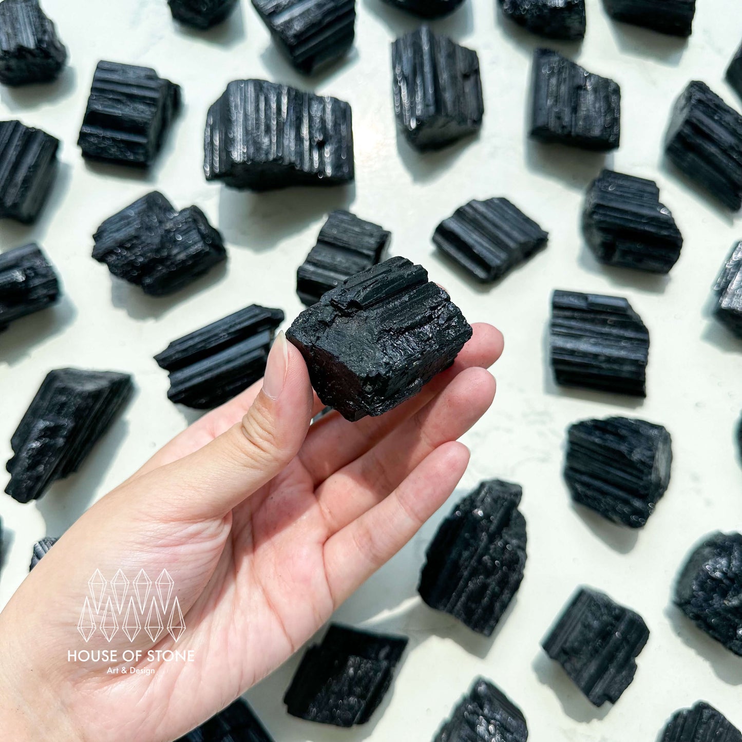 Natural Chunky Black Tourmaline Specimen/Raw Black Tourmaline/Rough Black Tourmaline Crystal Specimen/Schorl Specimen/Root Chakra Healing