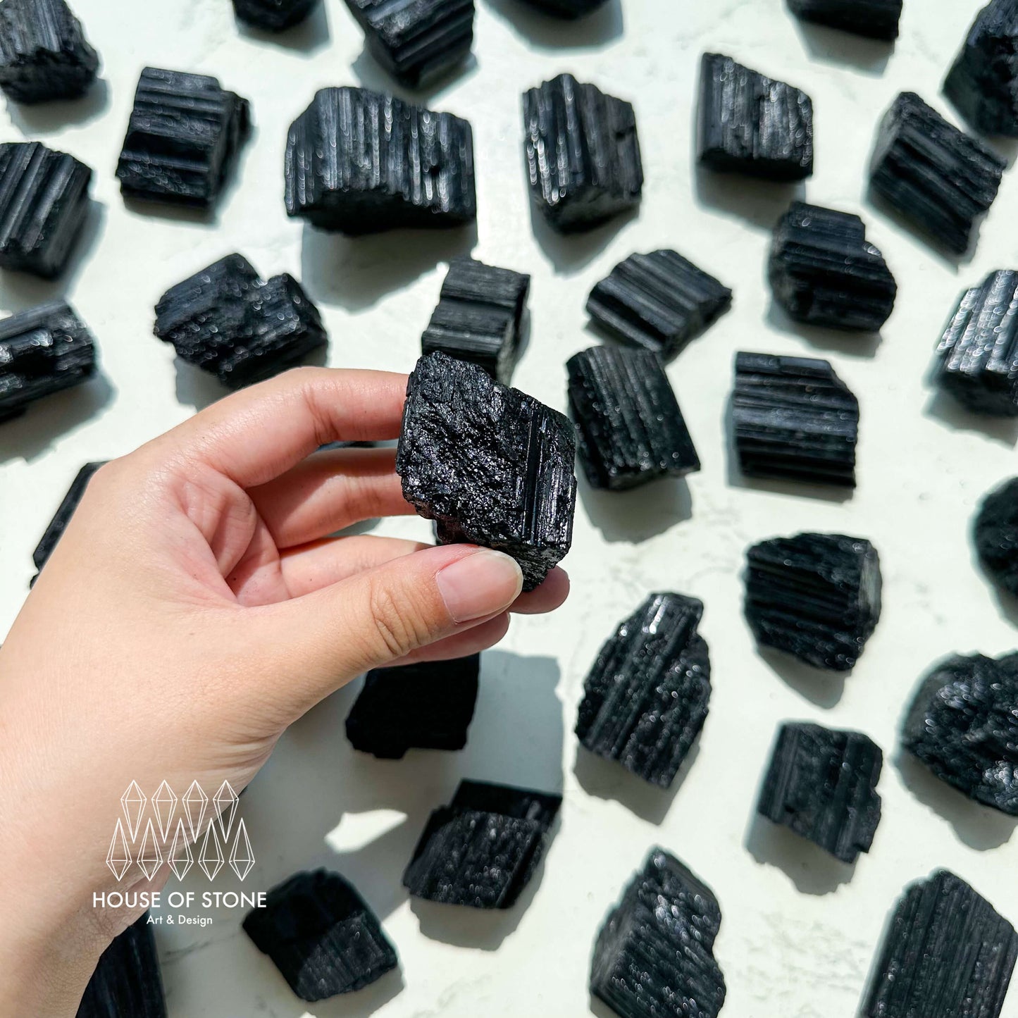 Natural Chunky Black Tourmaline Specimen/Raw Black Tourmaline/Rough Black Tourmaline Crystal Specimen/Schorl Specimen/Root Chakra Healing