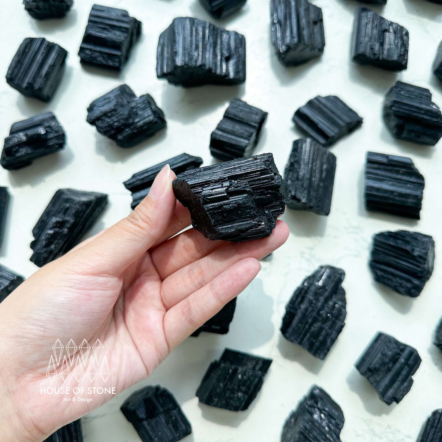 Natural Chunky Black Tourmaline Specimen/Raw Black Tourmaline/Rough Black Tourmaline Crystal Specimen/Schorl Specimen/Root Chakra Healing