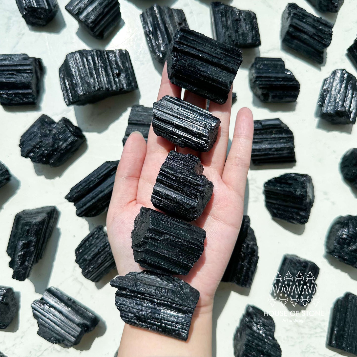 Natural Chunky Black Tourmaline Specimen/Raw Black Tourmaline/Rough Black Tourmaline Crystal Specimen/Schorl Specimen/Root Chakra Healing