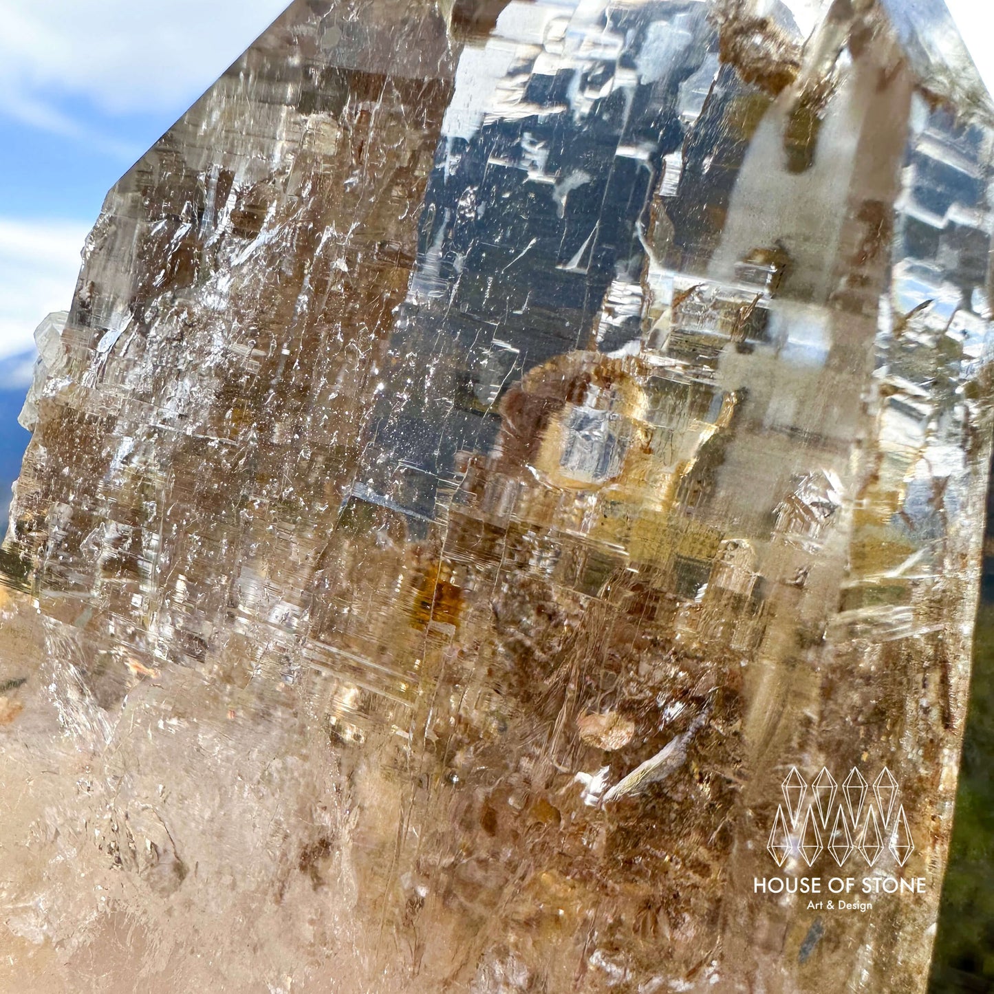 Swiss Tessin Smoky Quartz Point Specimen/Switzerland Ticino Tower/Alpine Mineral/Apls Double Terminated Quartz/Smoky Quartz Cluster
