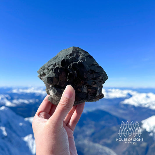 Alpine Mineral Large Swiss Gwindel Morion Smoky Quartz Specimen/Switzerland Gwindel Apls