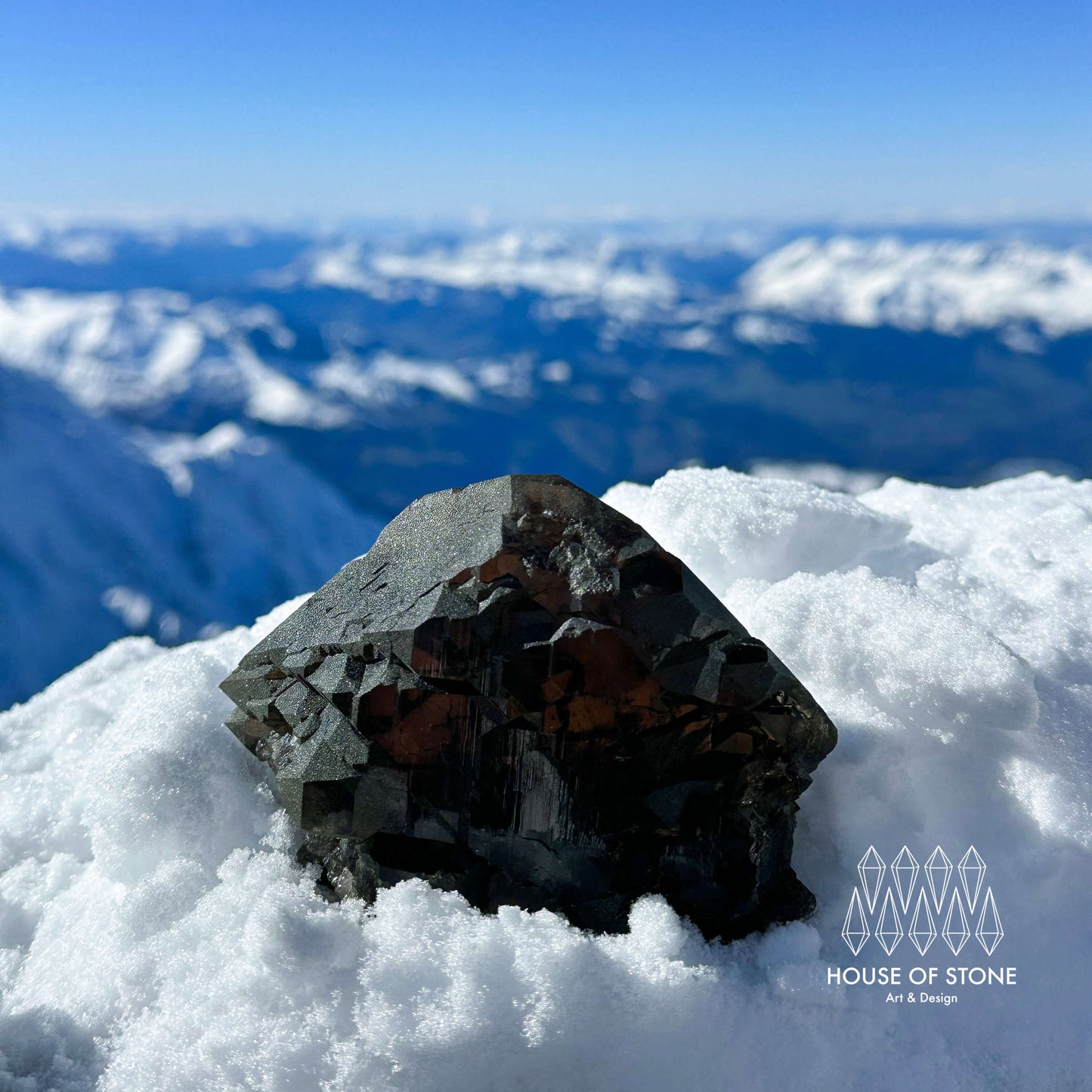Alpine Mineral Large Swiss Gwindel Morion Smoky Quartz Specimen/Switzerland Gwindel Apls