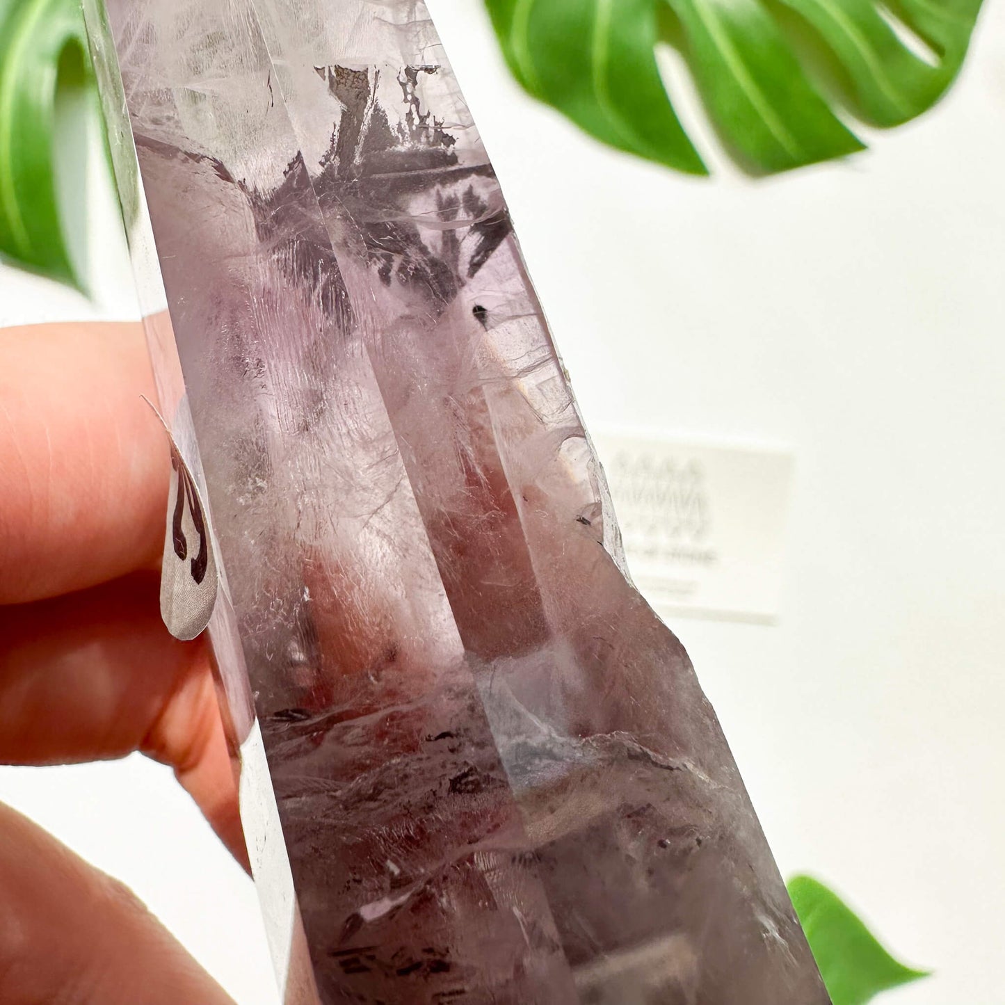 Amethyst Wand/Natural Amethyst Point Wand/High Quality Amethyst Rainbow Crystal Point Wand/Amethyst Handle/Amethyst Stem/Meditation Tool/AAA