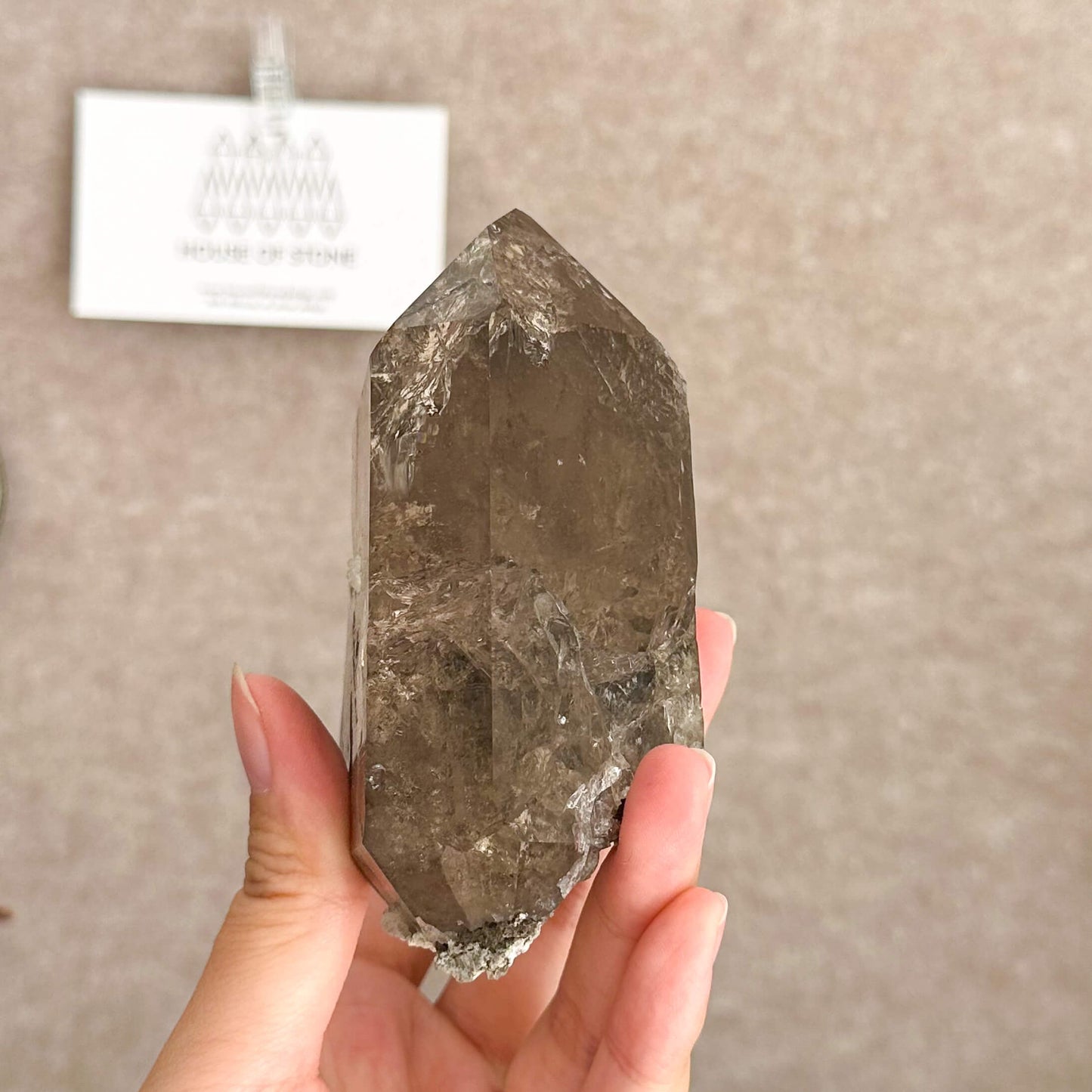 Apls Faden Quartz Specimen/Alpine Mineral Smoky Quartz/Adularia Quartz Chlorite Cluster/Chamonix-Mont-Blanc Mini Cluster/France