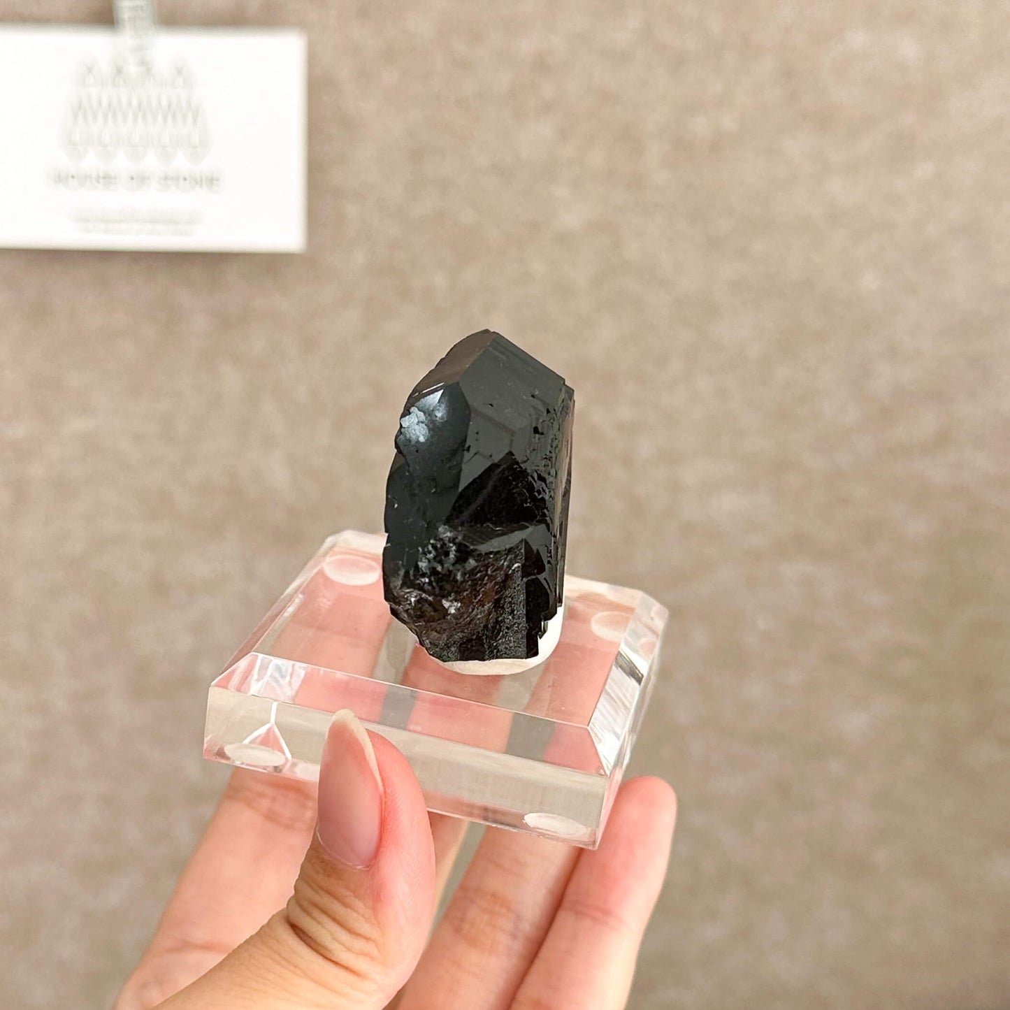 Alpine Mineral Swiss Gwindel Dark Smoky Quartz Specimen/Switzerland Morion Gwindel Apls