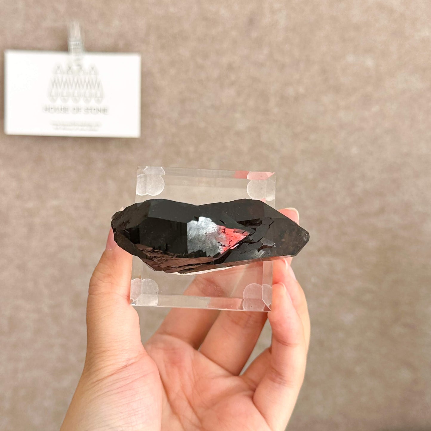 Alpine Mineral Swiss Gwindel Dark Smoky Quartz Specimen/Switzerland Morion Gwindel Apls