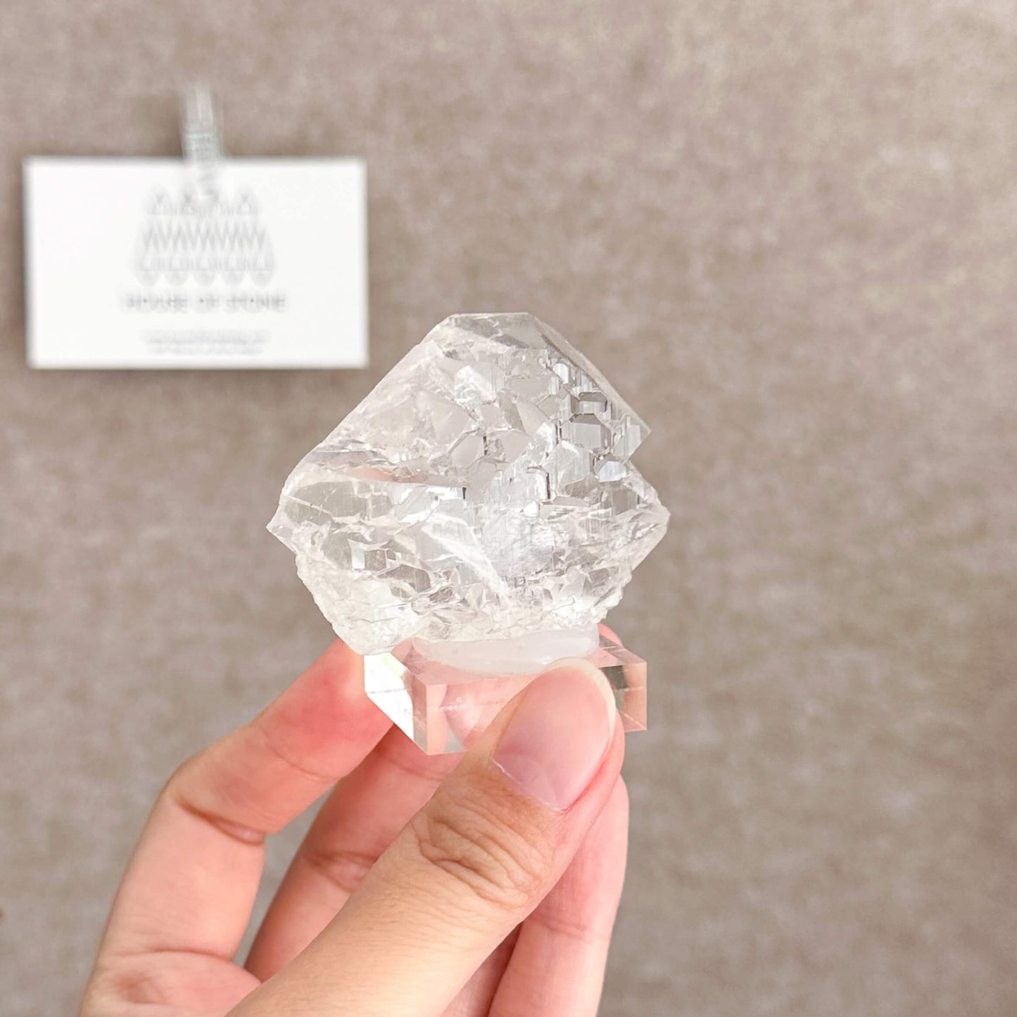 Alpine Mineral Gwindel Clear Quartz Specimen/Chamonix-Mont-Blanc France Gwindel/Apls Crystal