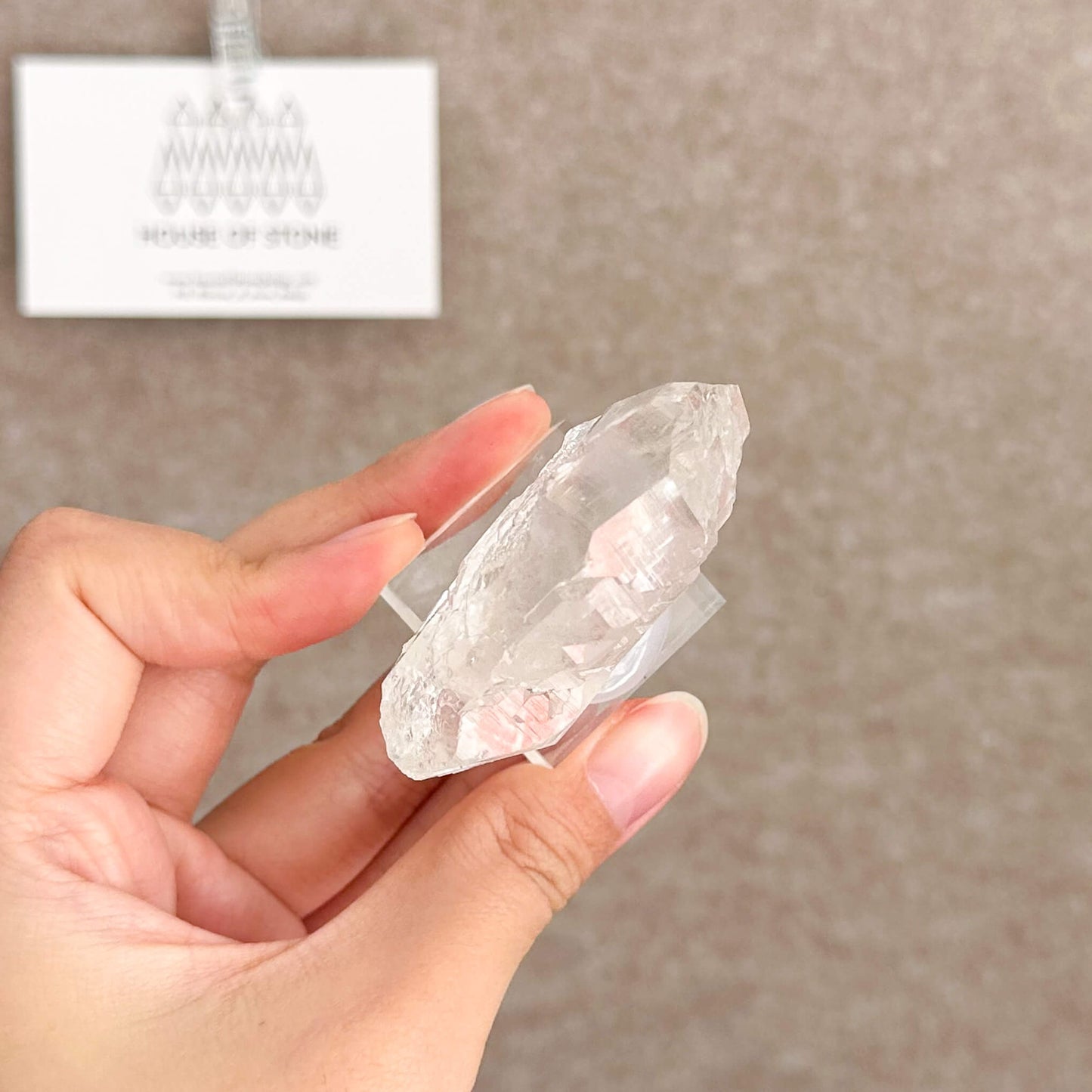 Alpine Mineral Gwindel Clear Quartz Specimen/Chamonix-Mont-Blanc France Gwindel/Apls Crystal