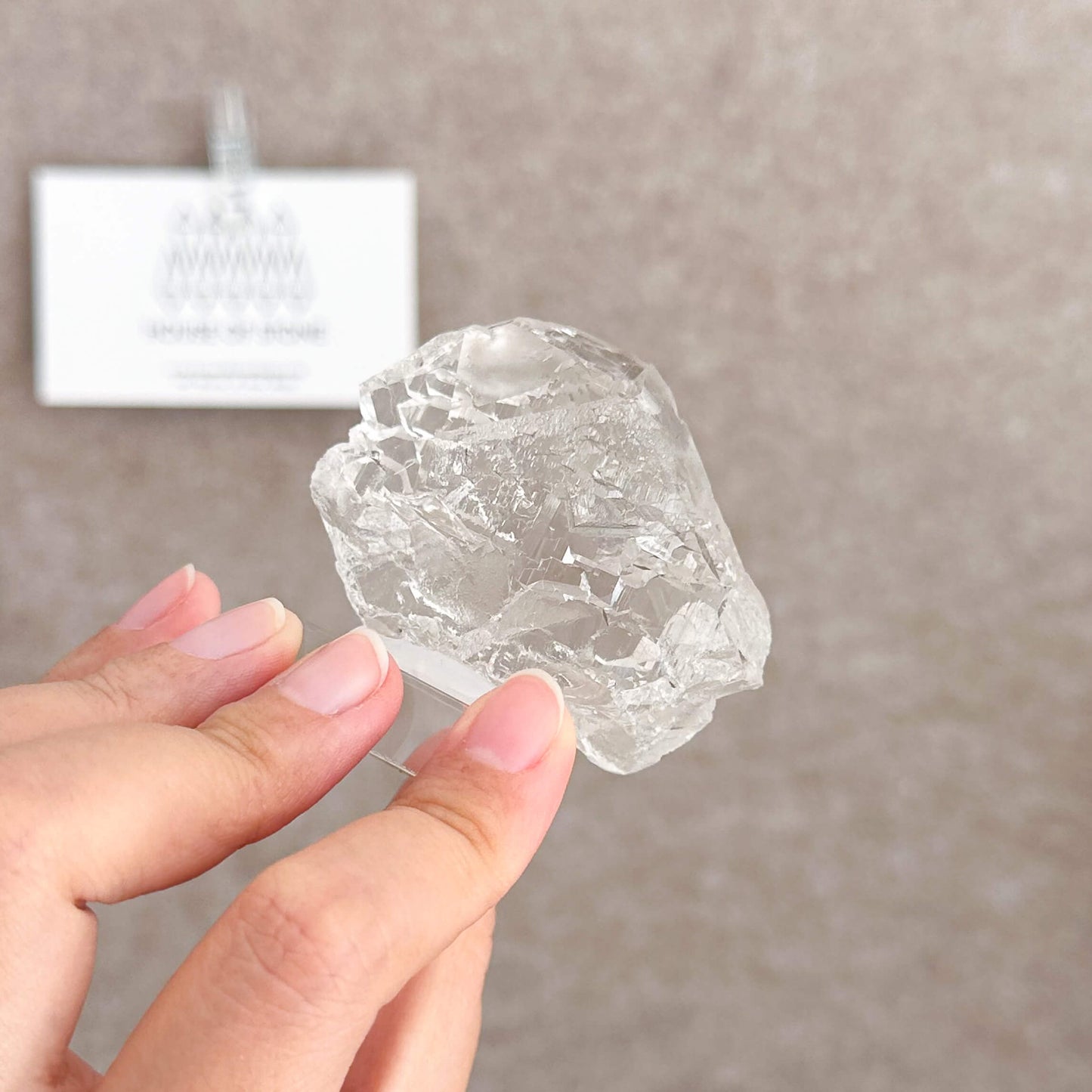 Alpine Mineral Gwindel Clear Quartz Specimen/Chamonix-Mont-Blanc France Gwindel/Apls Crystal