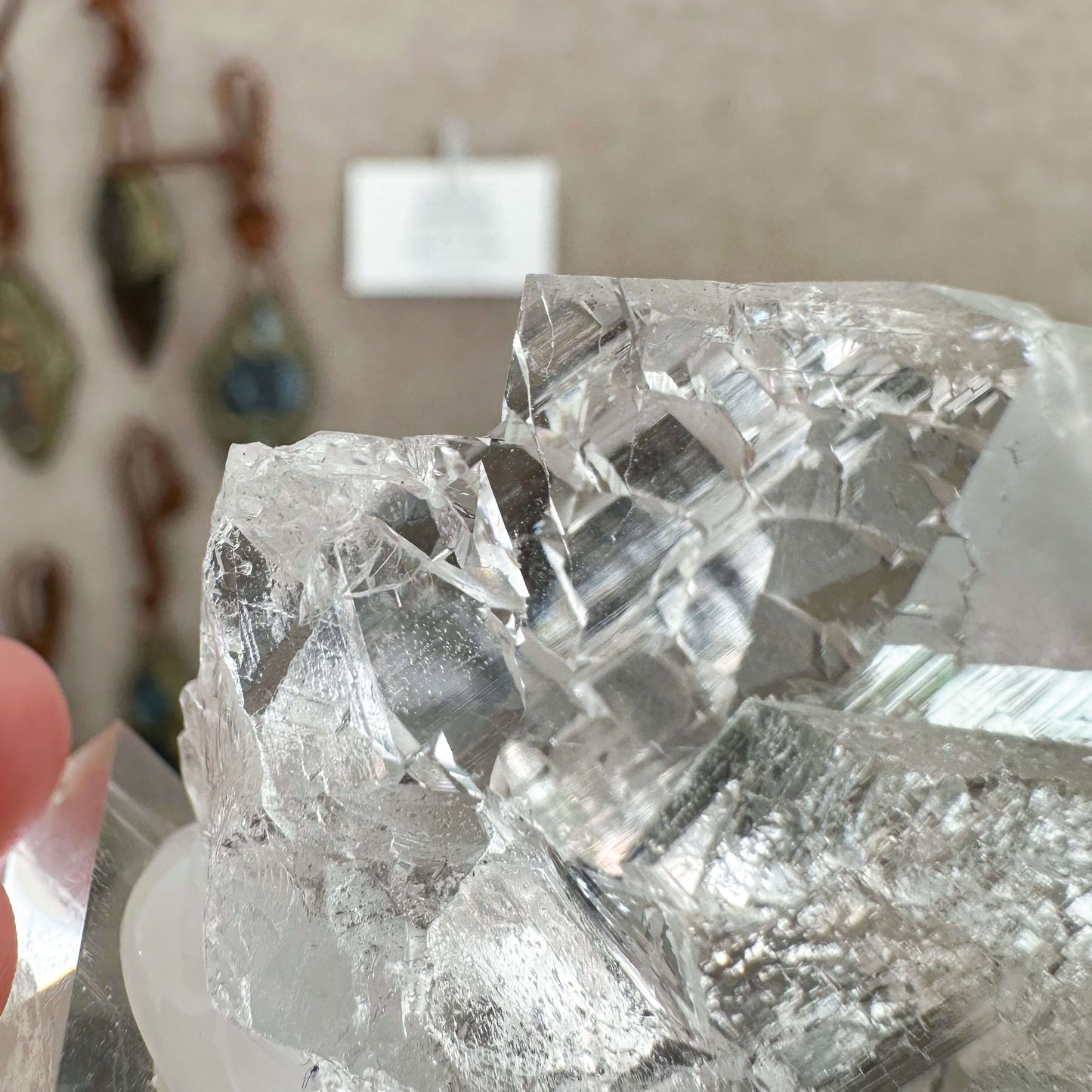 Alpine Mineral Gwindel Clear Quartz Specimen/Chamonix-Mont-Blanc France Gwindel/Apls Crystal