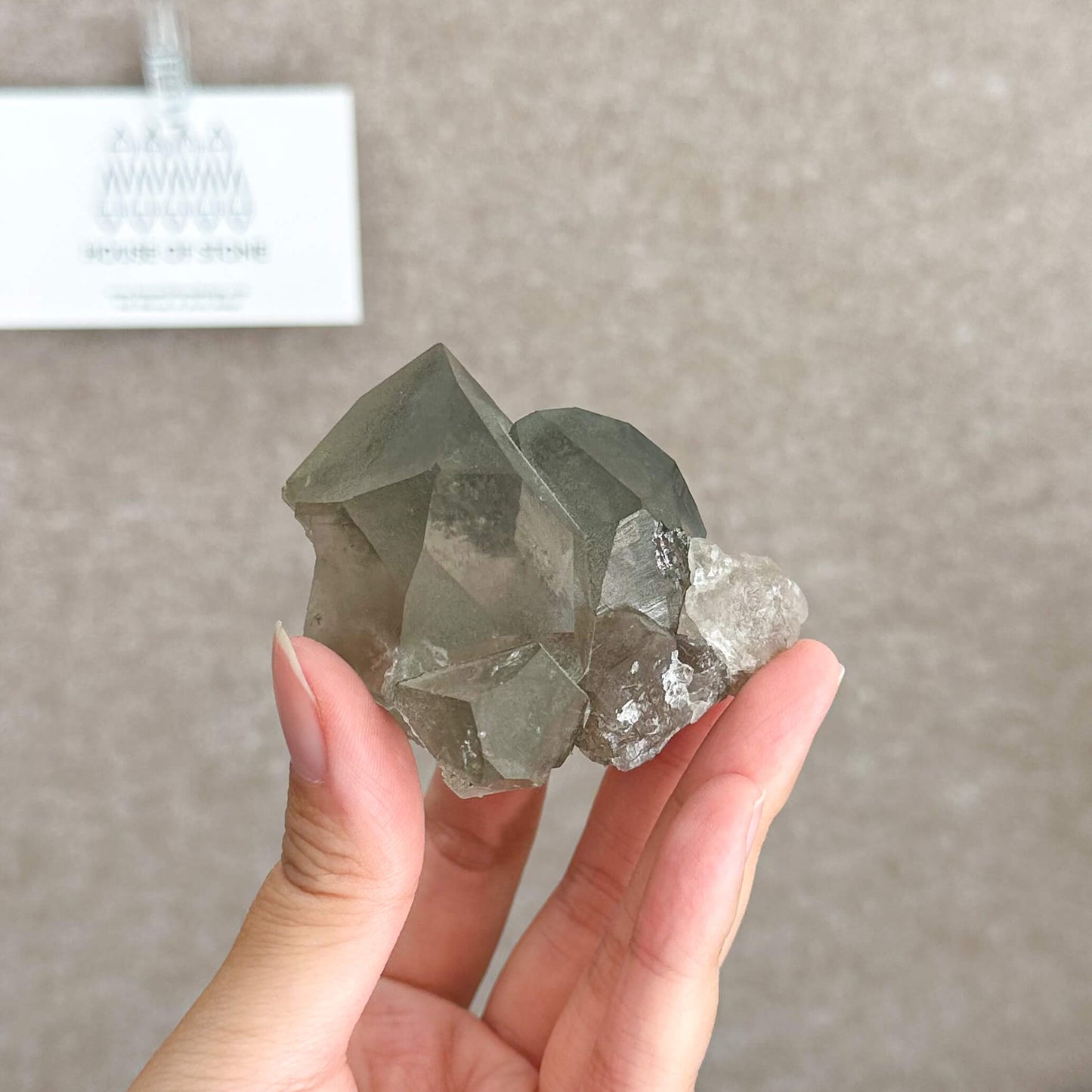 Alpine Mineral Smoky Quartz Cluster Specimen/Chamonix-Mont-Blanc France Cluster/Apls Crystal Cluster