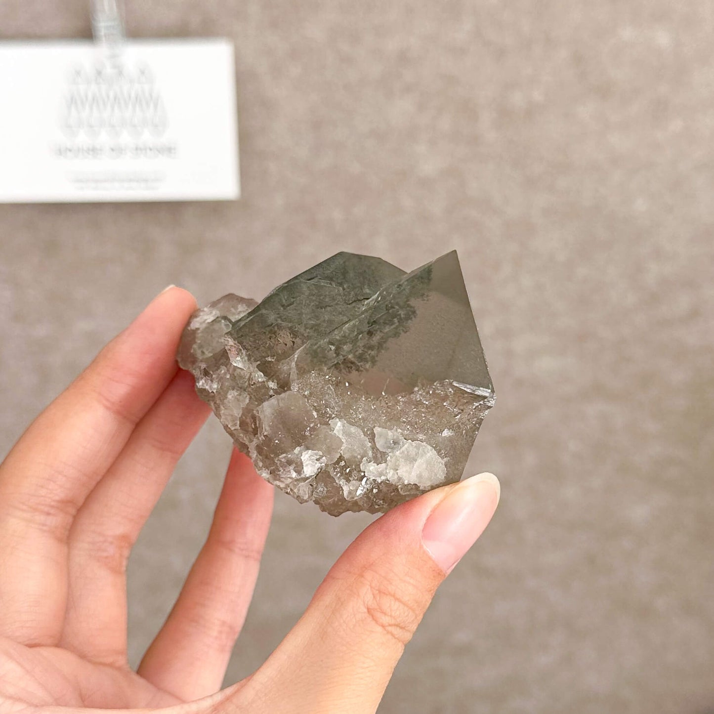 Alpine Mineral Smoky Quartz Cluster Specimen/Chamonix-Mont-Blanc France Cluster/Apls Crystal Cluster