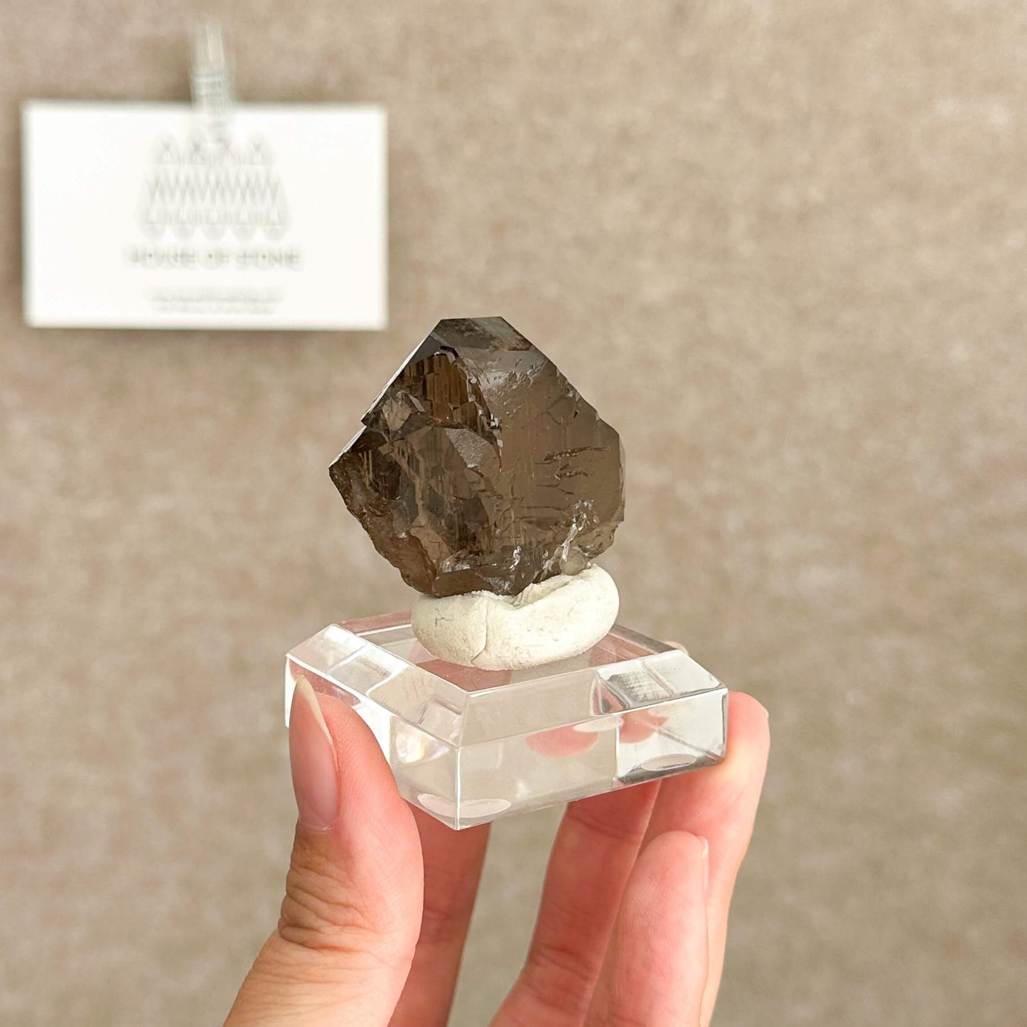 Alpine Mineral Swiss Gwindel Smoky Quartz Specimen/Switzerland Gwindel Apls