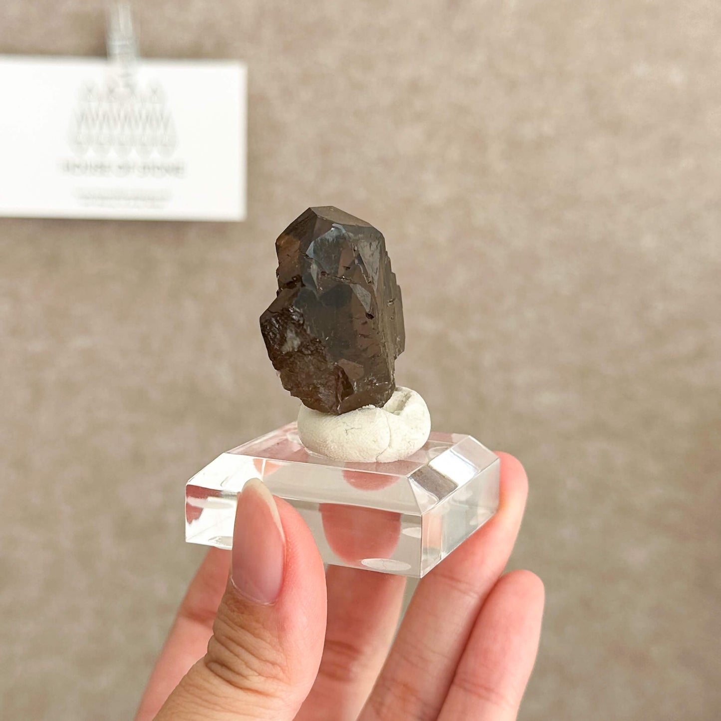 Alpine Mineral Swiss Gwindel Smoky Quartz Specimen/Switzerland Gwindel Apls