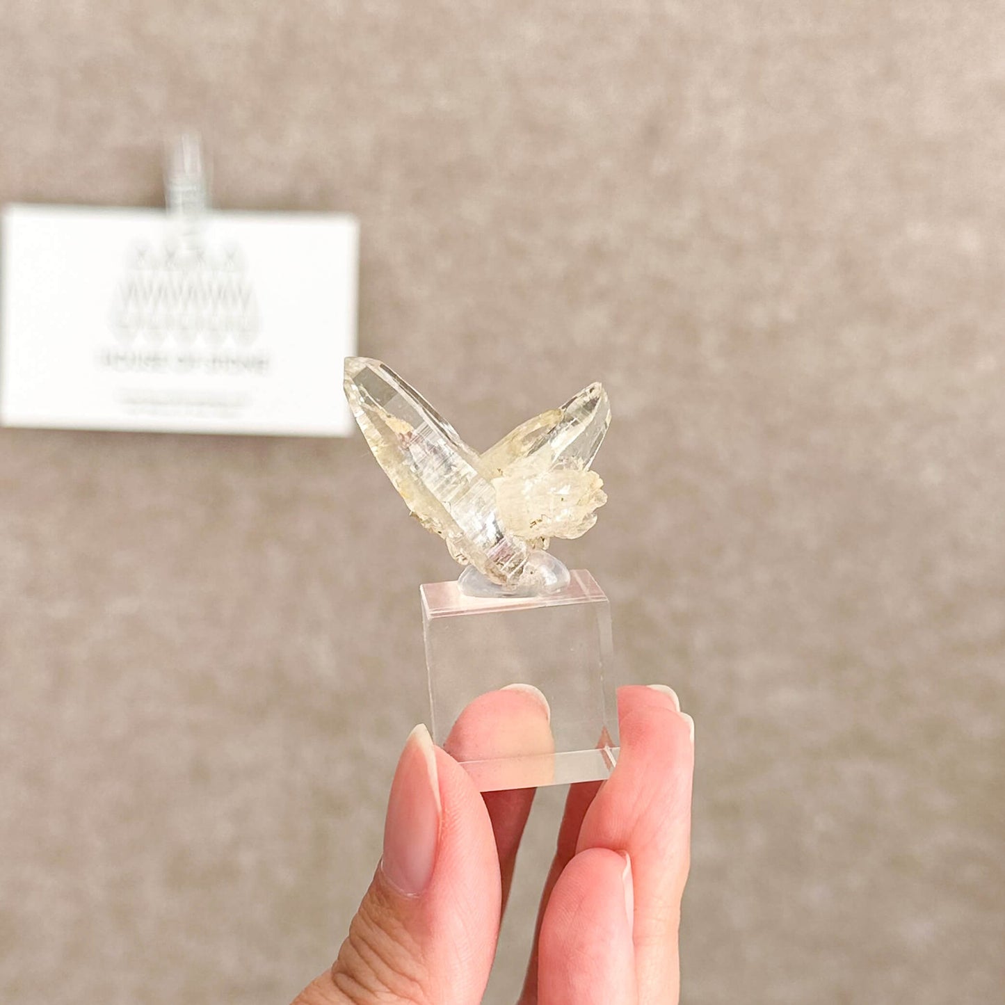 Swiss Mini Tessin Smoky Quartz Point Specimen/Switzerland Ticino Tower/Alpine Mineral/Apls Double Terminated Quartz/Smoky Quartz Cluster