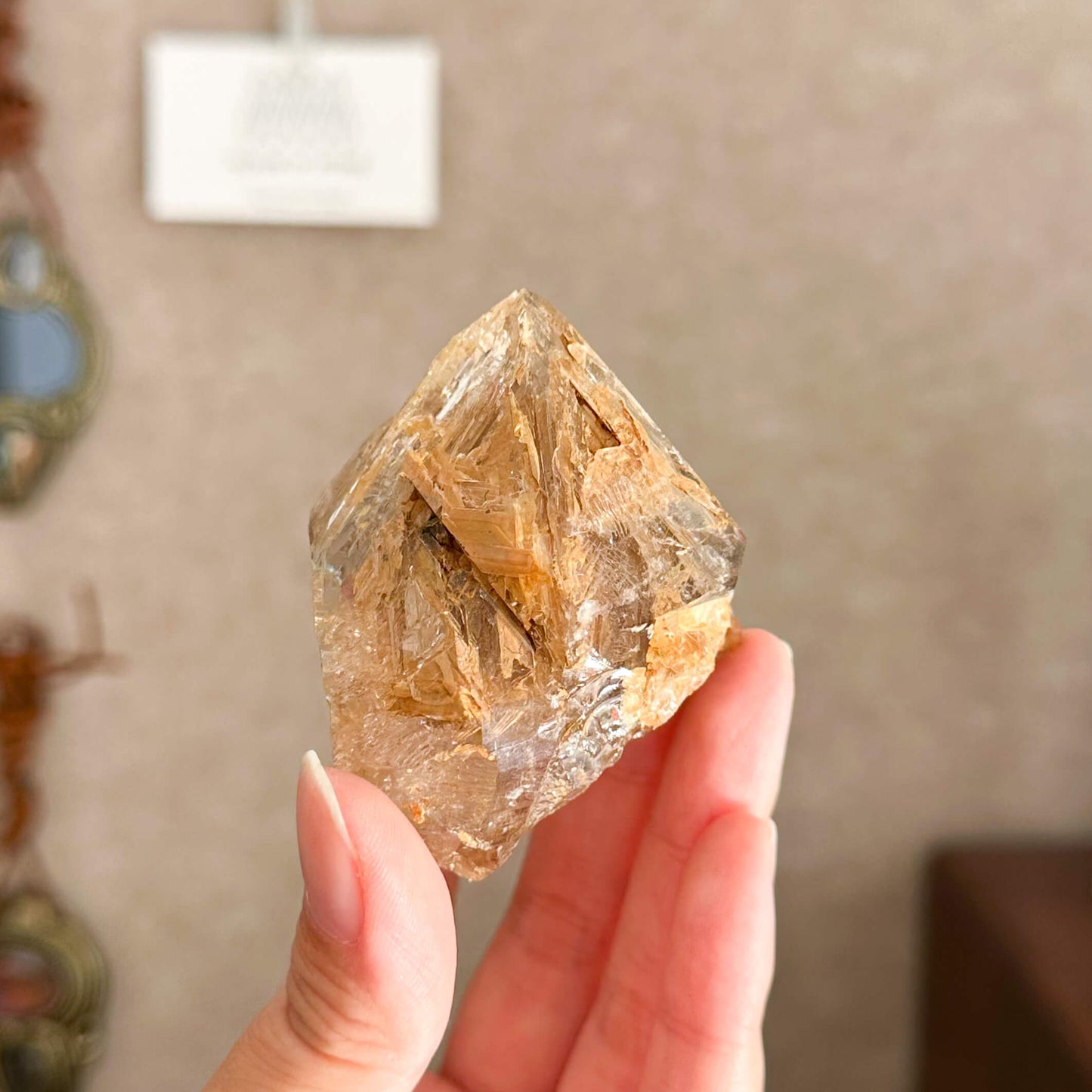 Swiss Skeletal Quartz Point Specimen/Switzerland Crystal Alpine Skeletal Quartz Mud Inclusions Mineral/Apls Double Terminated Window Quartz3