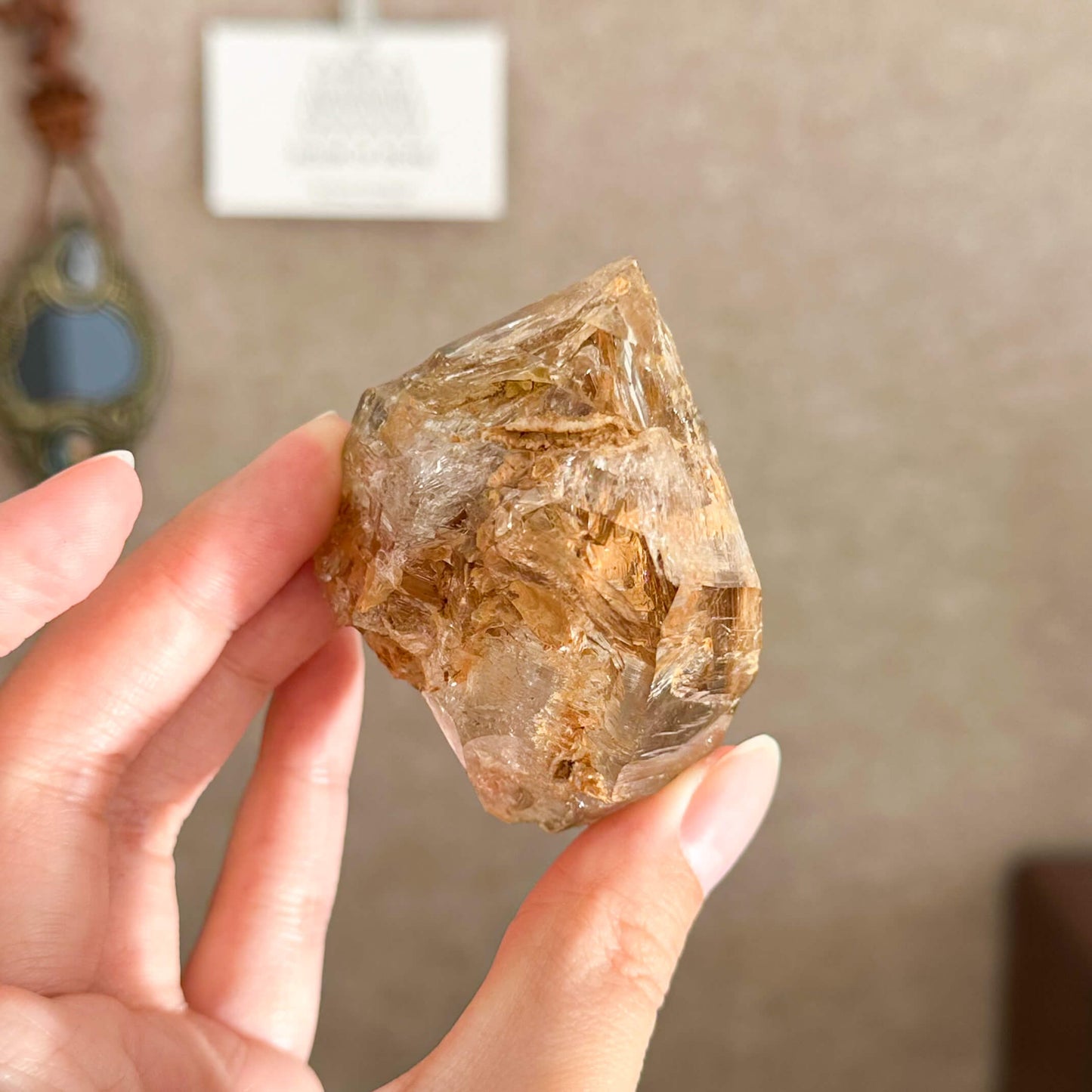 Swiss Skeletal Quartz Point Specimen/Switzerland Crystal Alpine Skeletal Quartz Mud Inclusions Mineral/Apls Double Terminated Window Quartz3