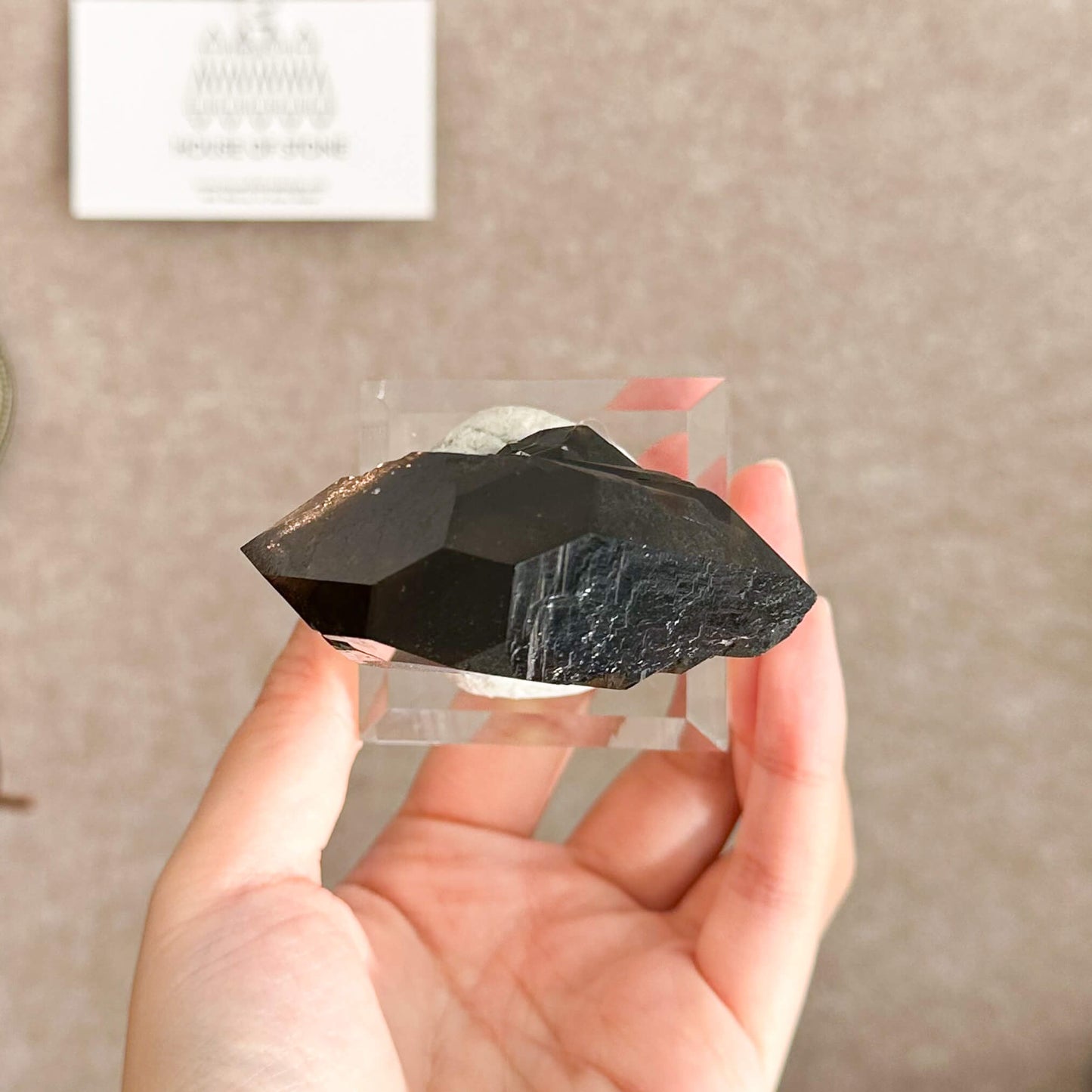 Alpine Mineral Swiss Gwindel Dark Smoky Quartz Specimen/Switzerland Gwindel Apls