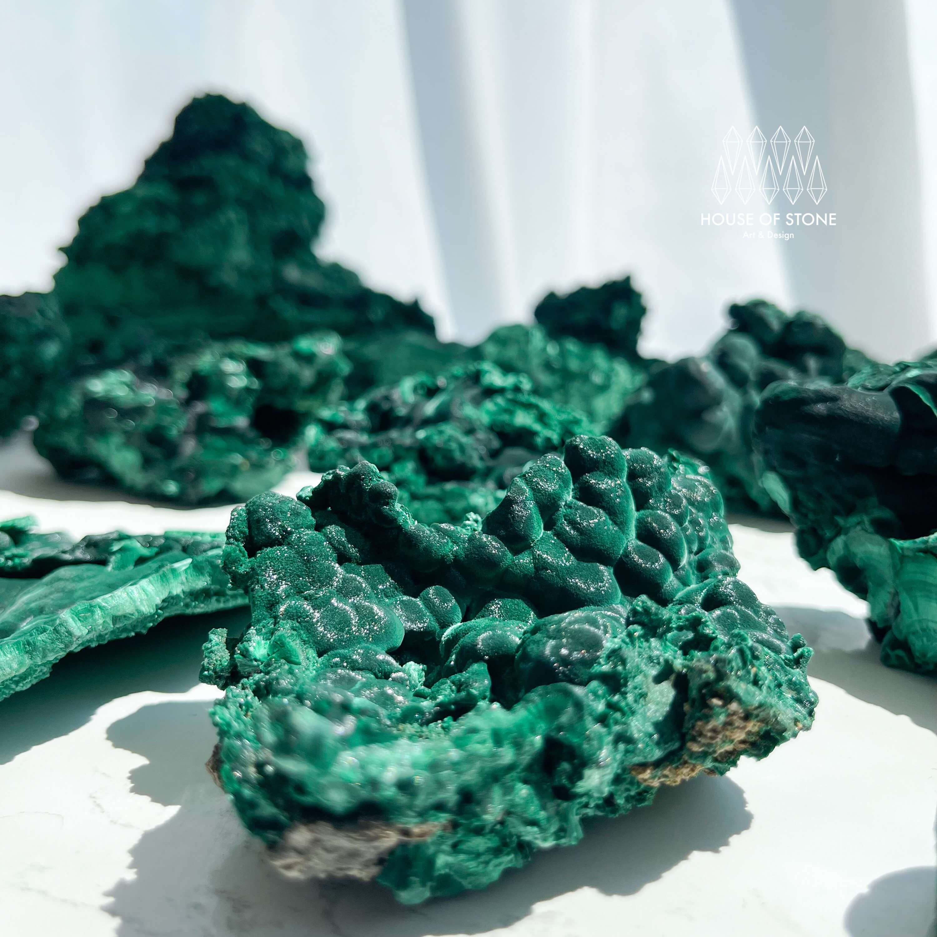 Malachite Crystal, High on sale Quality Fibrous Malachite specimen