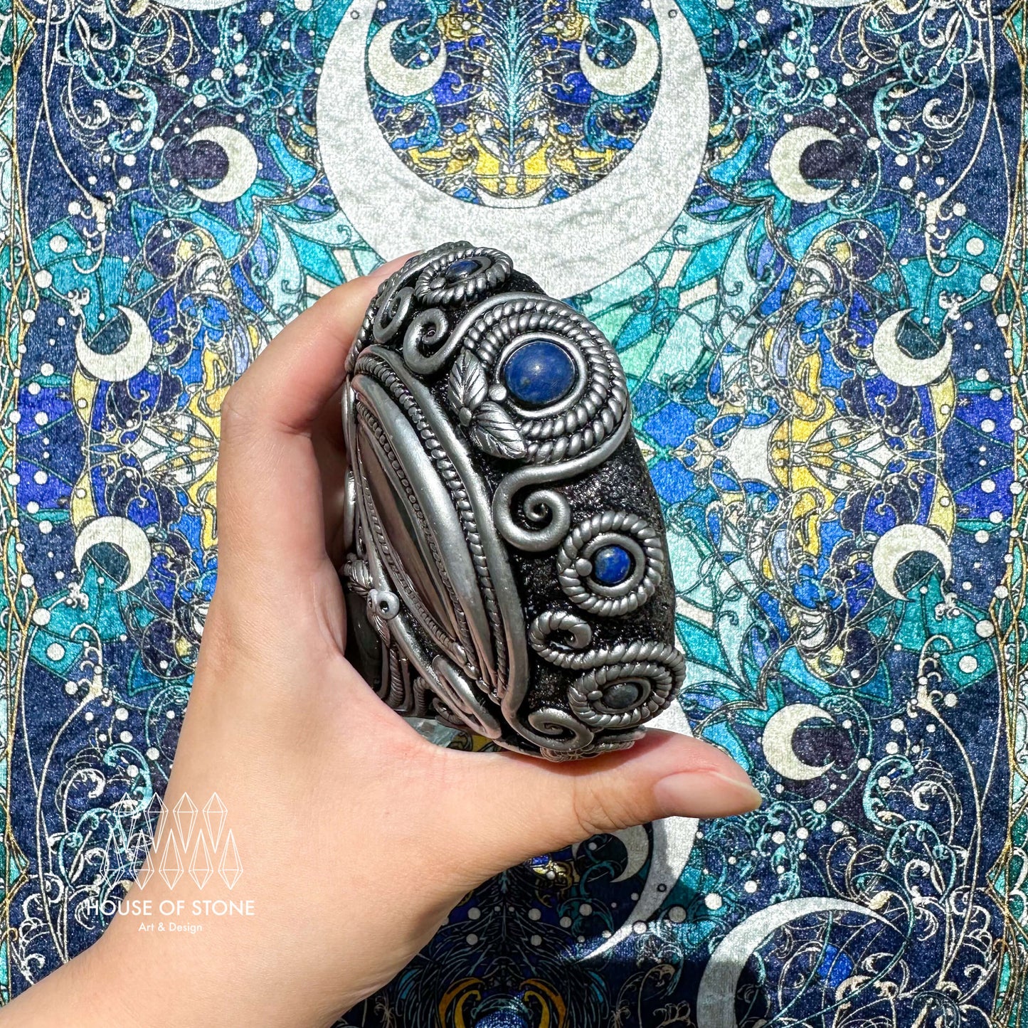 Natural Handmade Black Obsidian Mirror/Magic Obsidian Witch Wand/Clear Quartz Wand/Scrying Mirror Wand/Chakra/Manifest Altar Tool