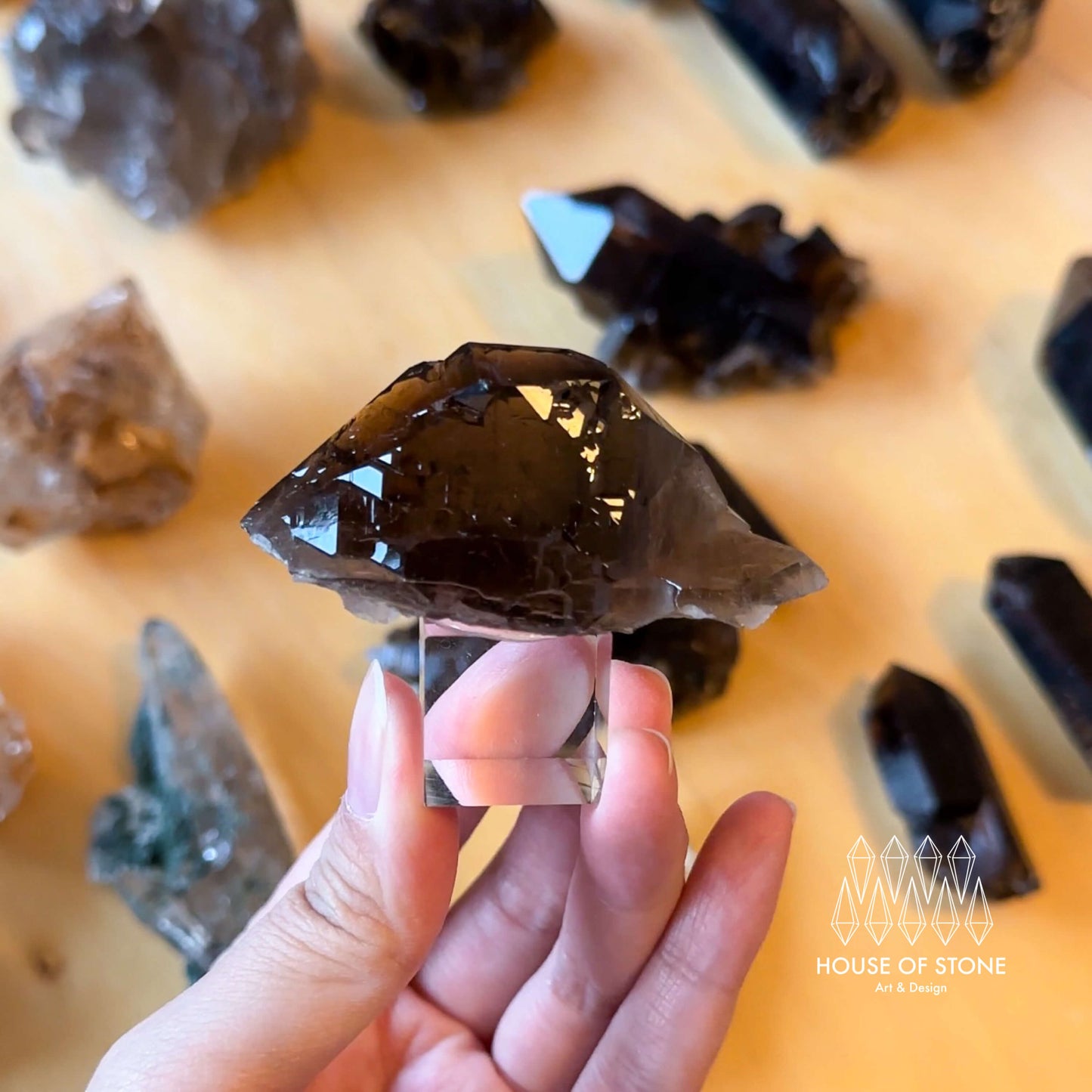 Alpine Mineral Swiss Gwindel Dark Smoky Quartz Specimen/Switzerland Gwindel Apls Crystal